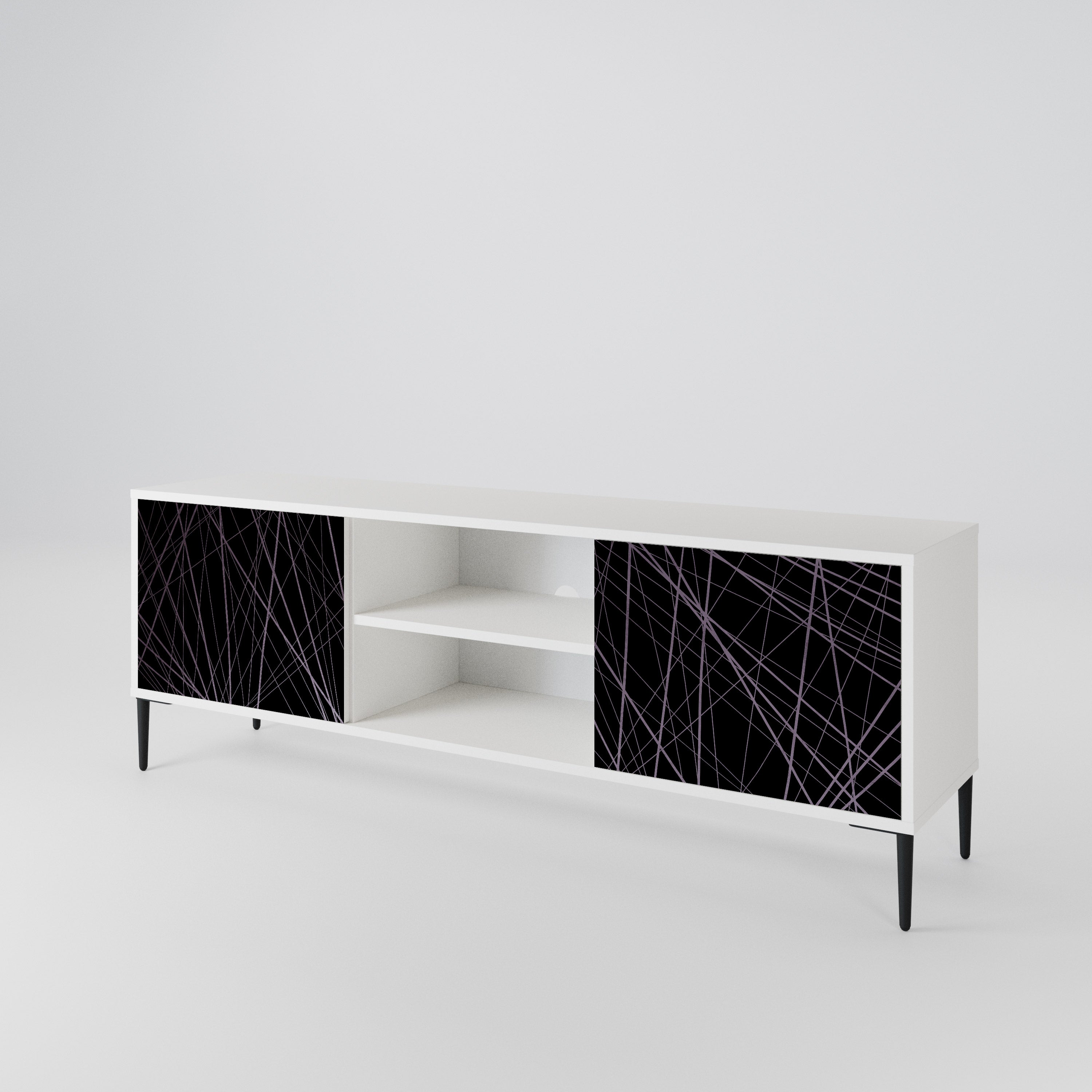 SHIMMER SPIDERGRAM Mueble de TV de 2 Puertas