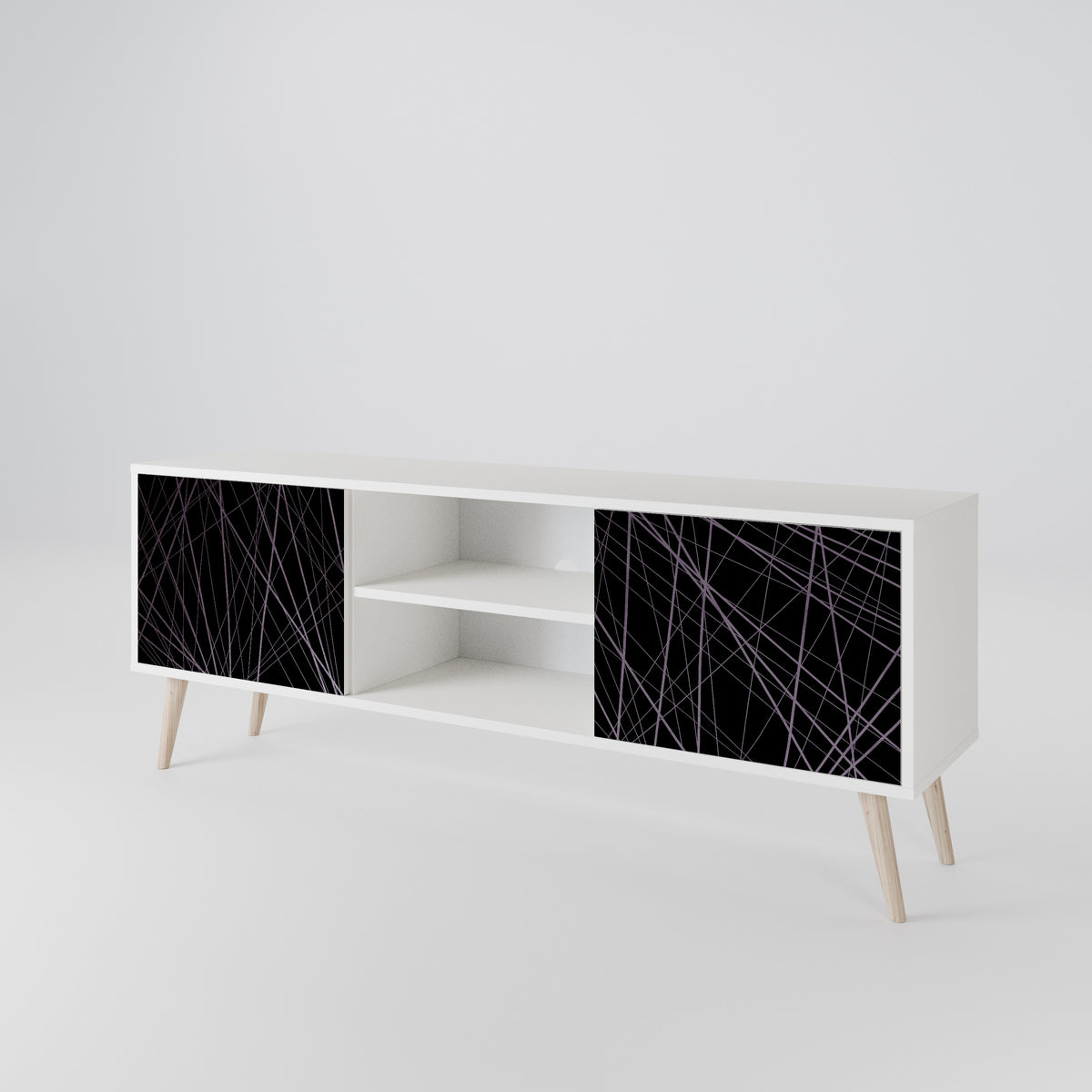 SHIMMER SPIDERGRAM Mueble de TV de 2 Puertas