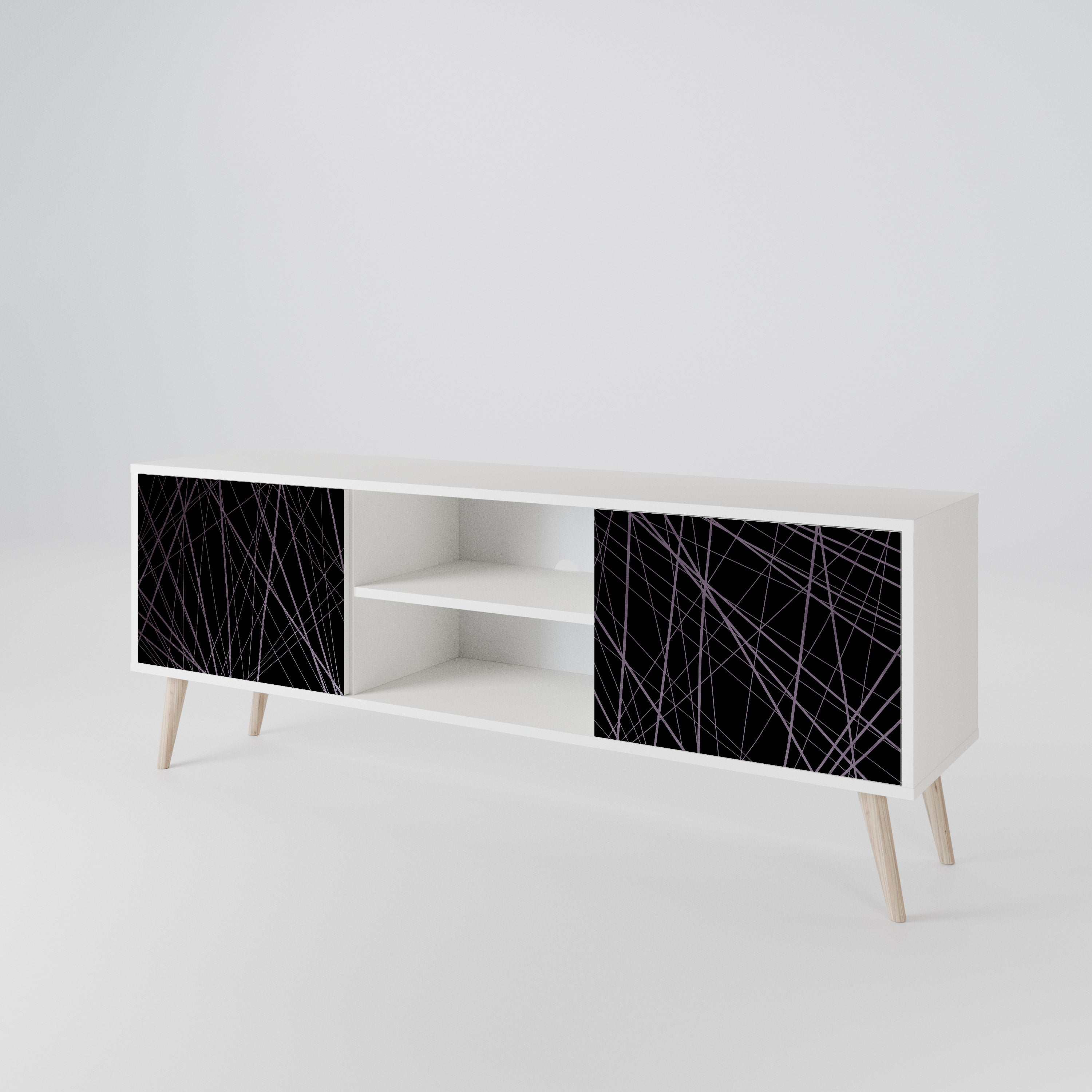 SHIMMER SPIDERGRAM Mueble de TV de 2 Puertas