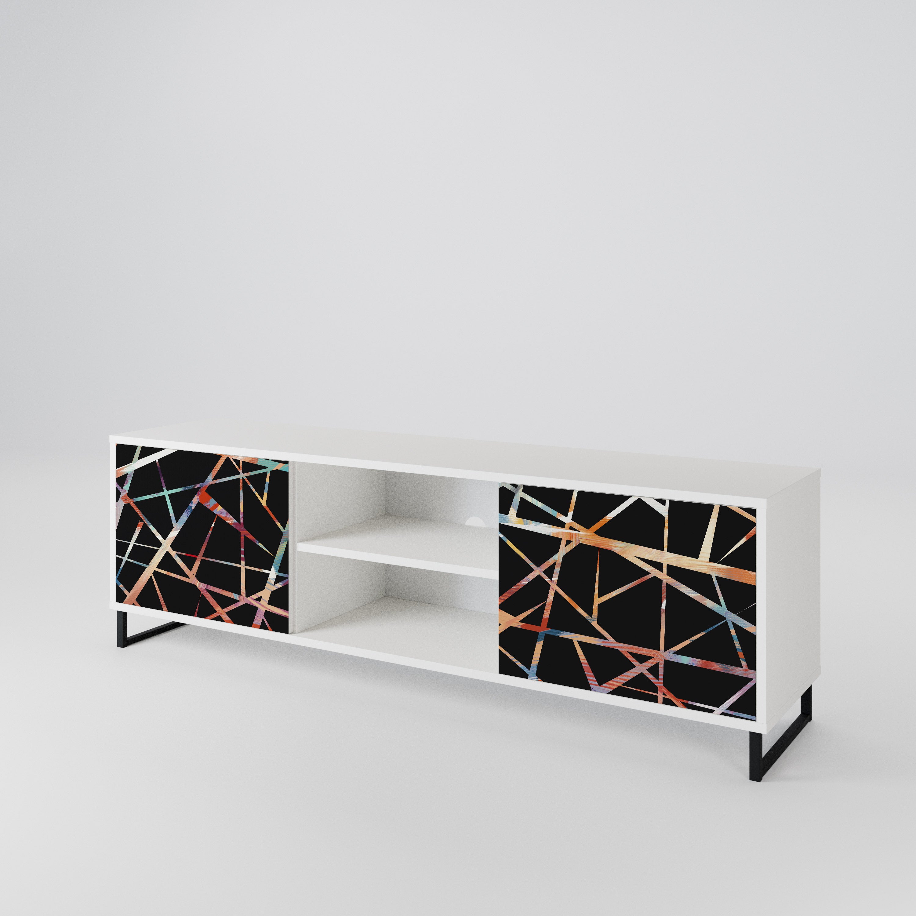 POLYGON VERVE Mueble de TV de 2 Puertas