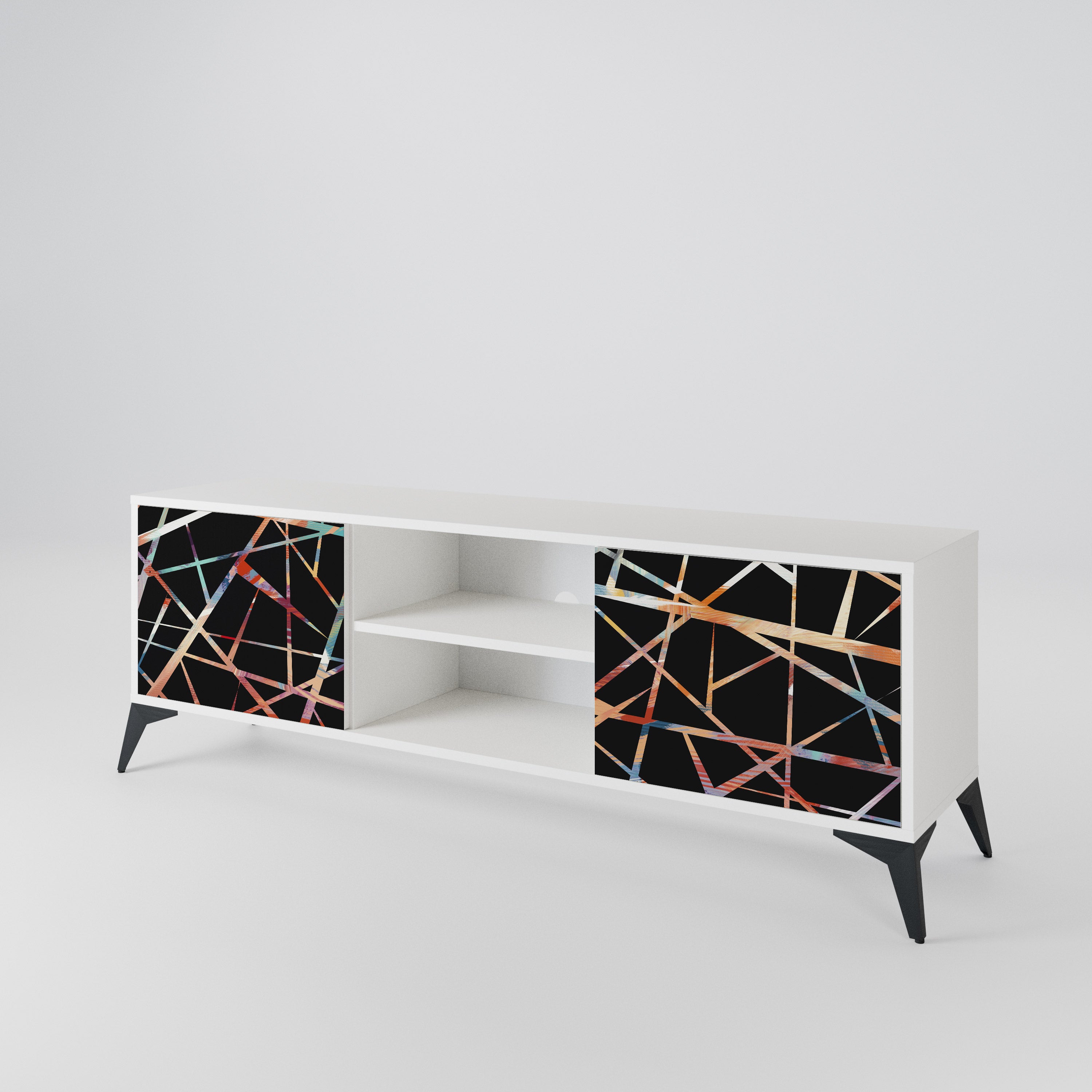 POLYGON VERVE Mueble de TV de 2 Puertas