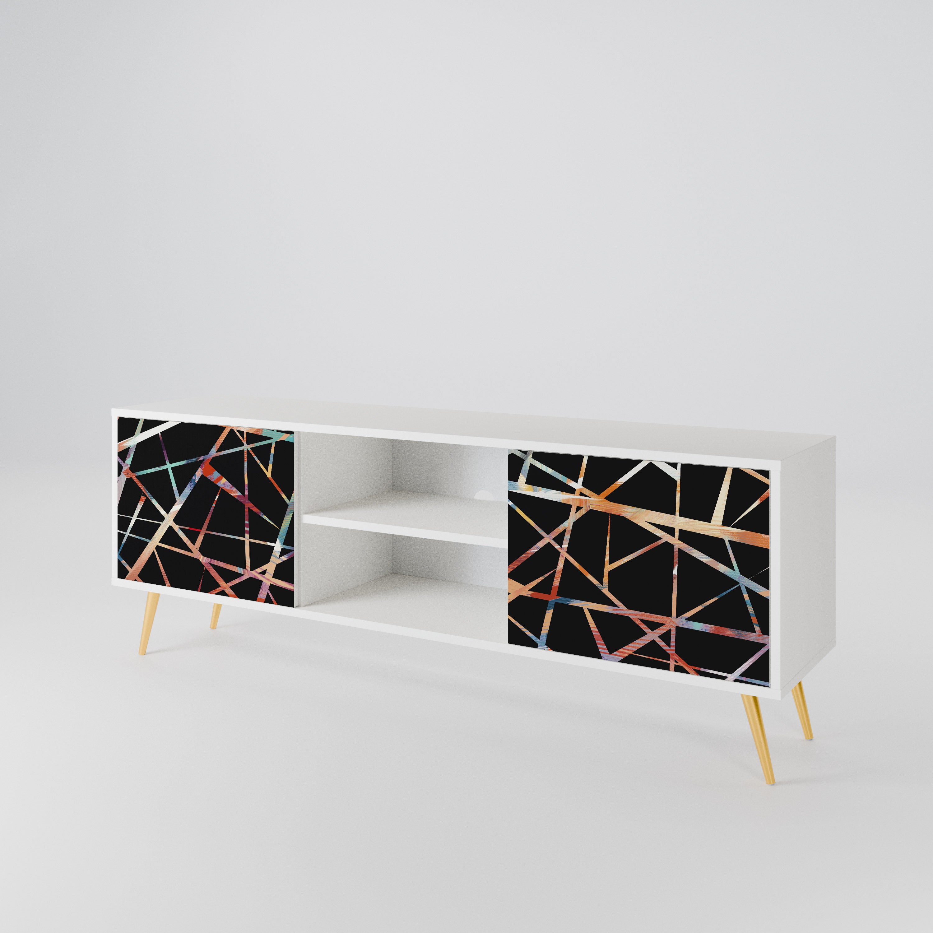 POLYGON VERVE Mueble de TV de 2 Puertas