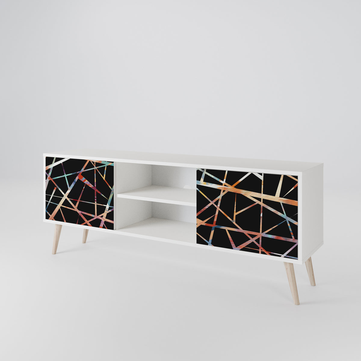 POLYGON VERVE Mueble de TV de 2 Puertas