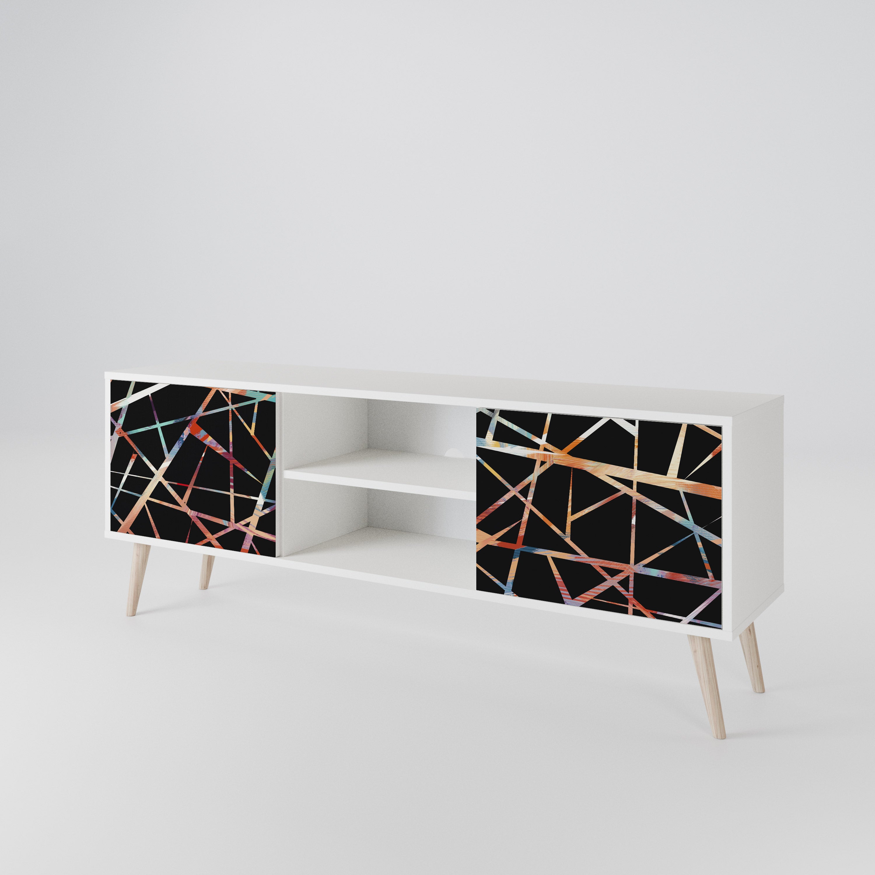 POLYGON VERVE Mueble de TV de 2 Puertas