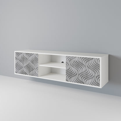 CONCRETE MOVEMENT Mueble de TV de 2 Puertas