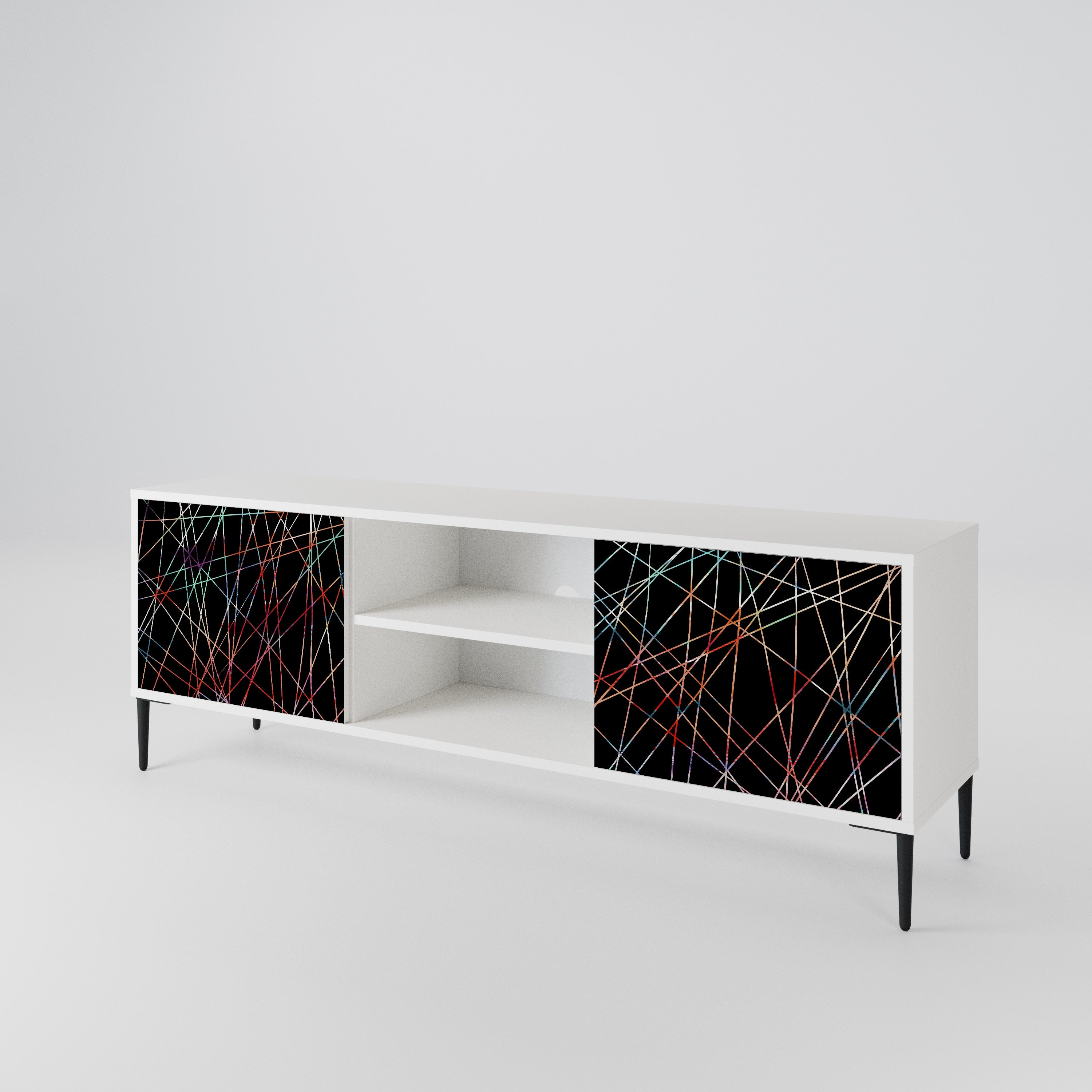LUMINOUS SNARE Mueble de TV de 2 Puertas