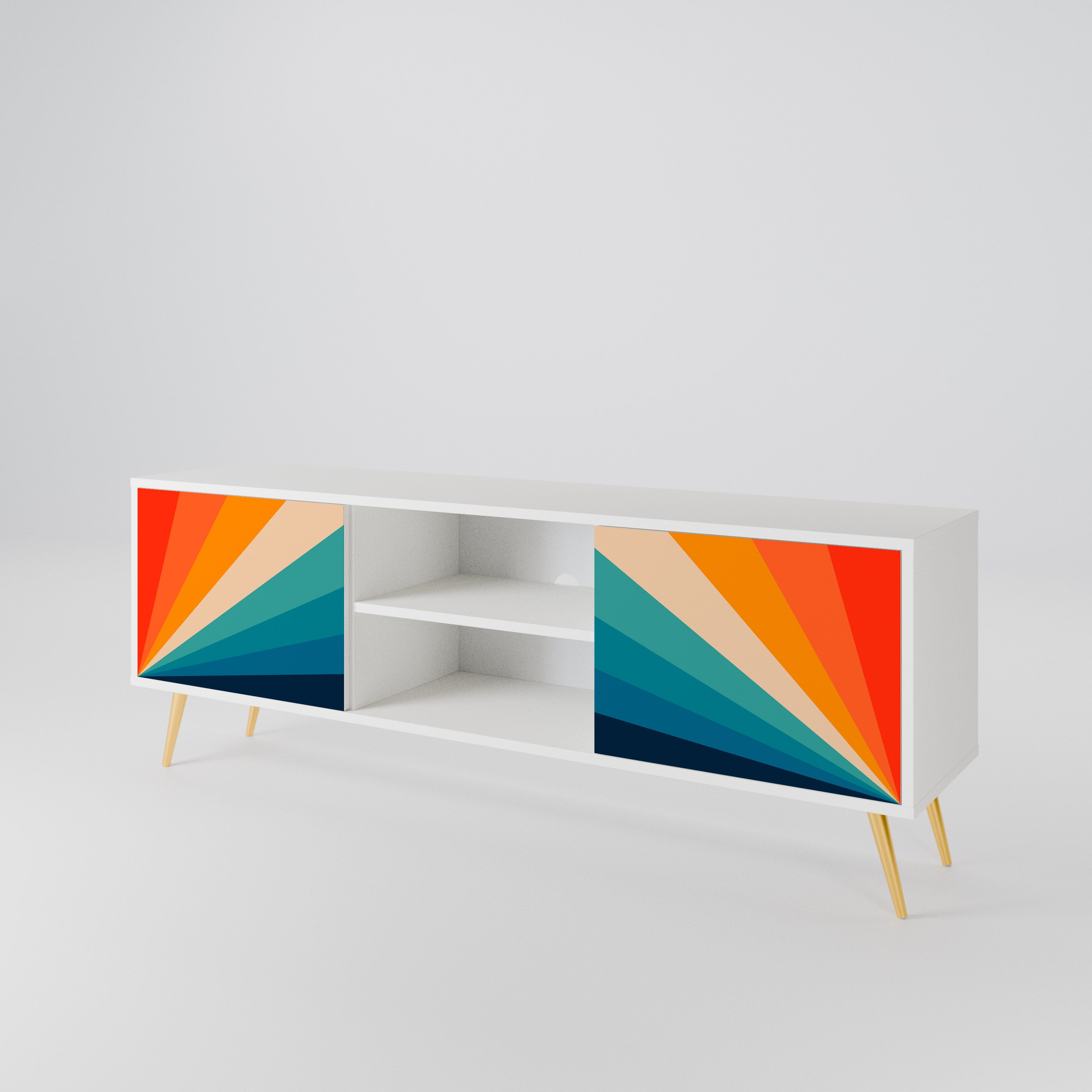 PRISM CONCUSSION Mueble de TV de 2 Puertas