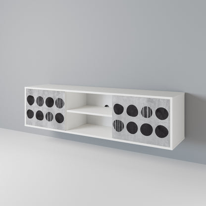 GHOSTLY GRADIENTS Mueble de TV de 2 Puertas