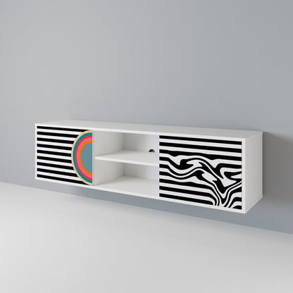 SPECTRA SHOWCASE Mueble de TV de 2 Puertas