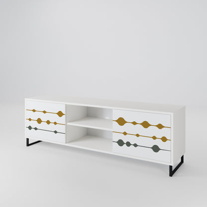 VIVID TONE Mueble de TV de 2 Puertas