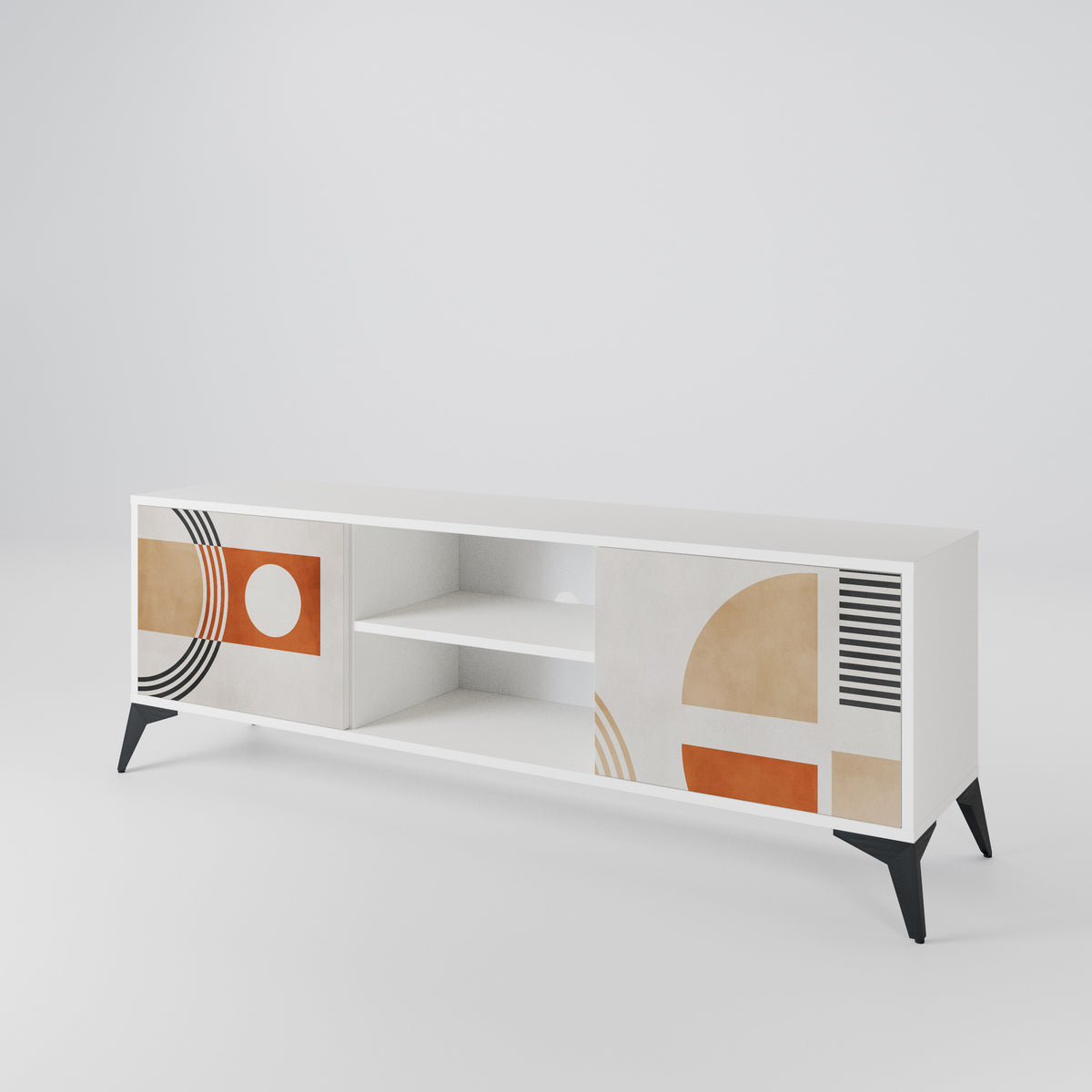 SPACE AROUND Mueble de TV de 2 Puertas