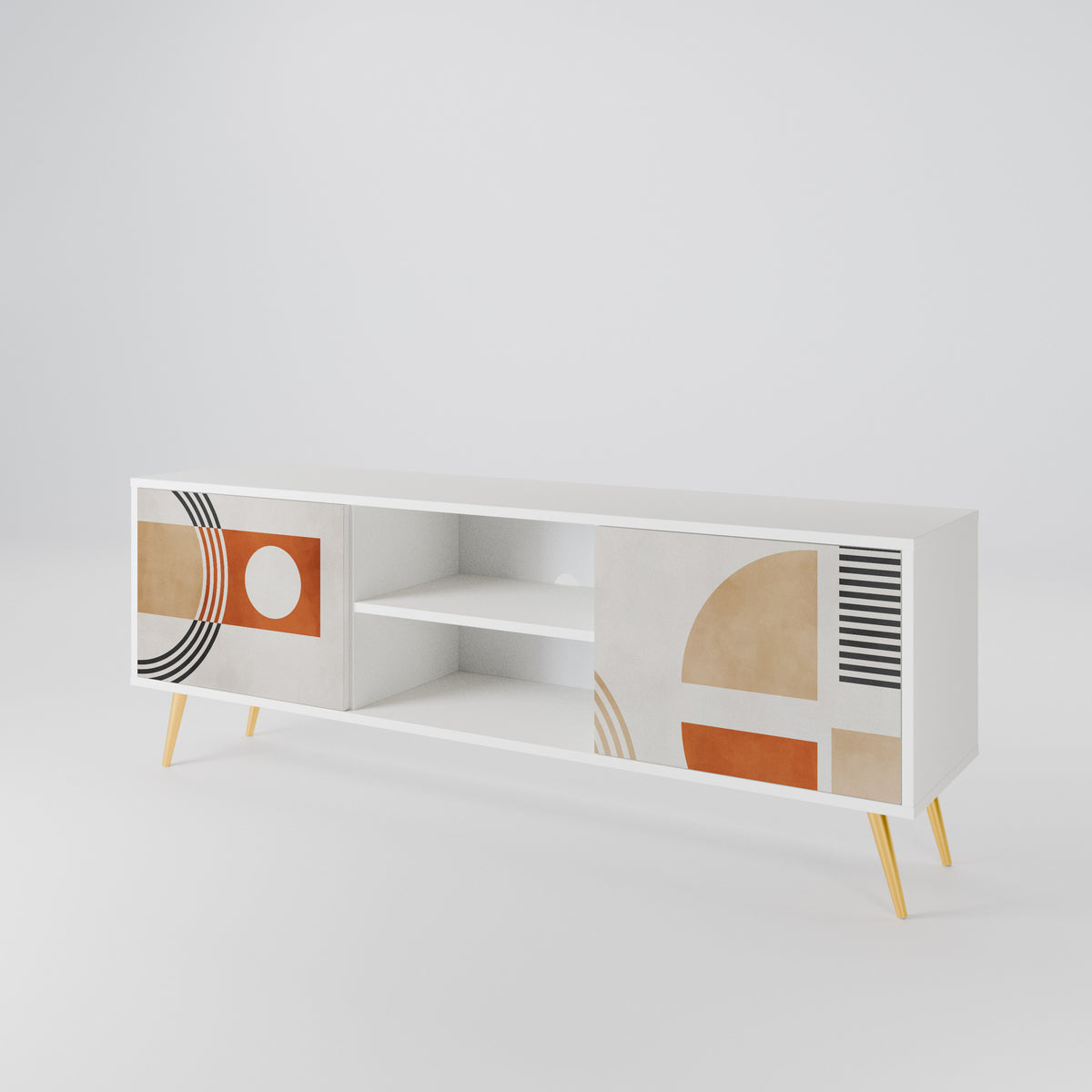 SPACE AROUND Mueble de TV de 2 Puertas