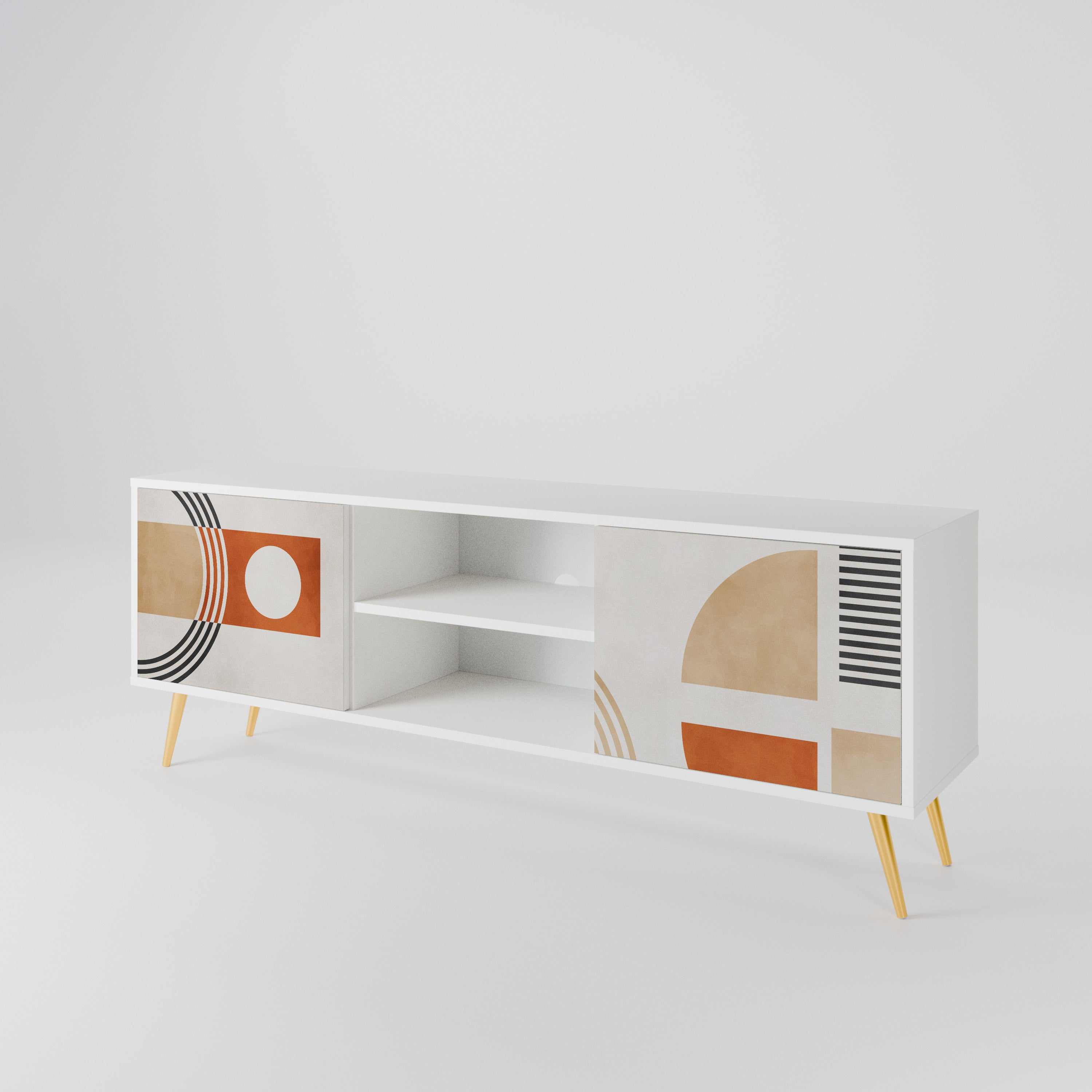 SPACE AROUND Mueble de TV de 2 Puertas
