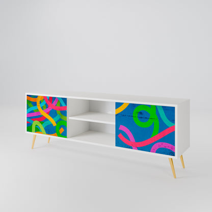 STREAMER TANGLE Mueble de TV de 2 Puertas