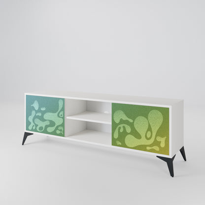 IRREGULAR BLUE Mueble de TV de 2 Puertas