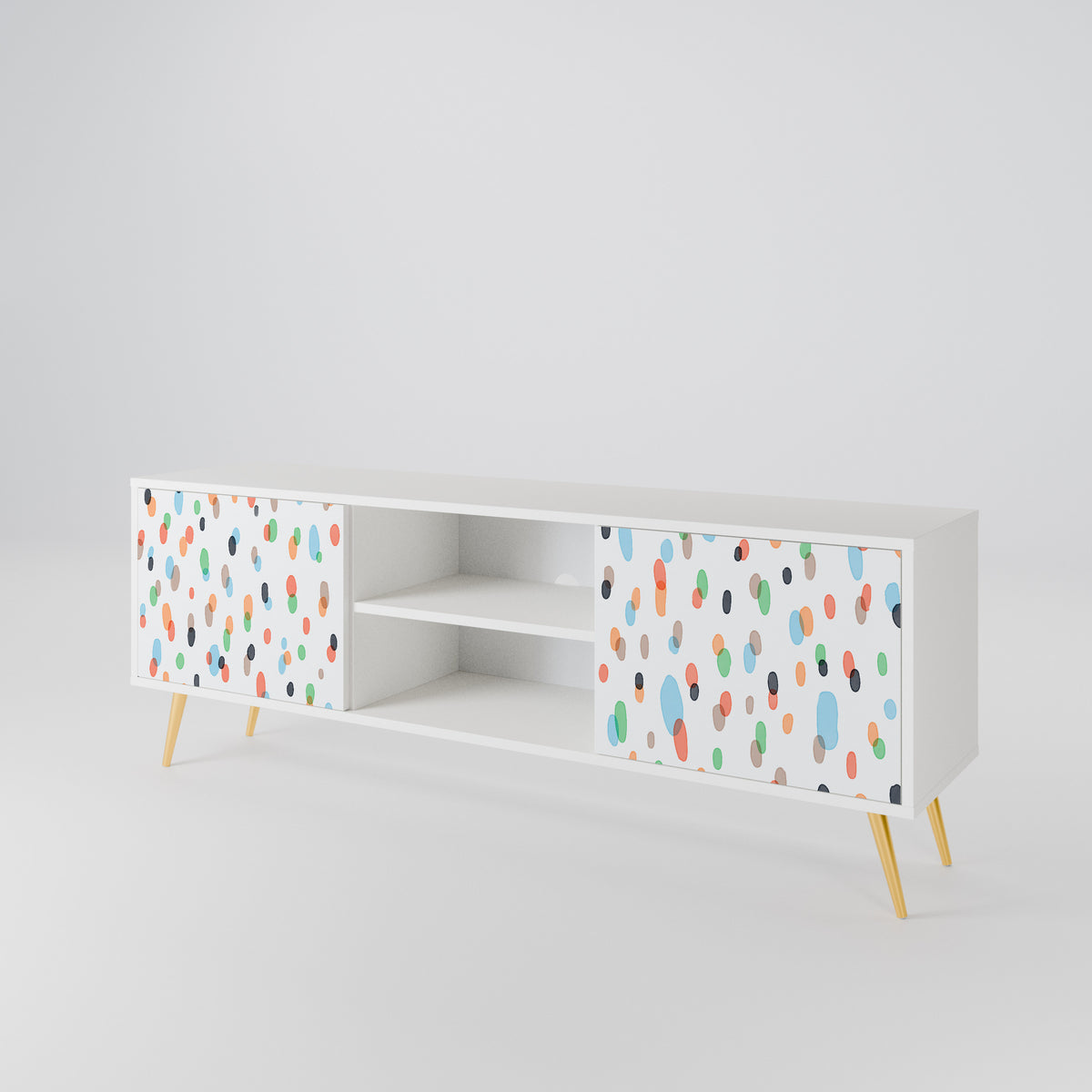 ENERGETIC SPOTS Mueble de TV de 2 Puertas