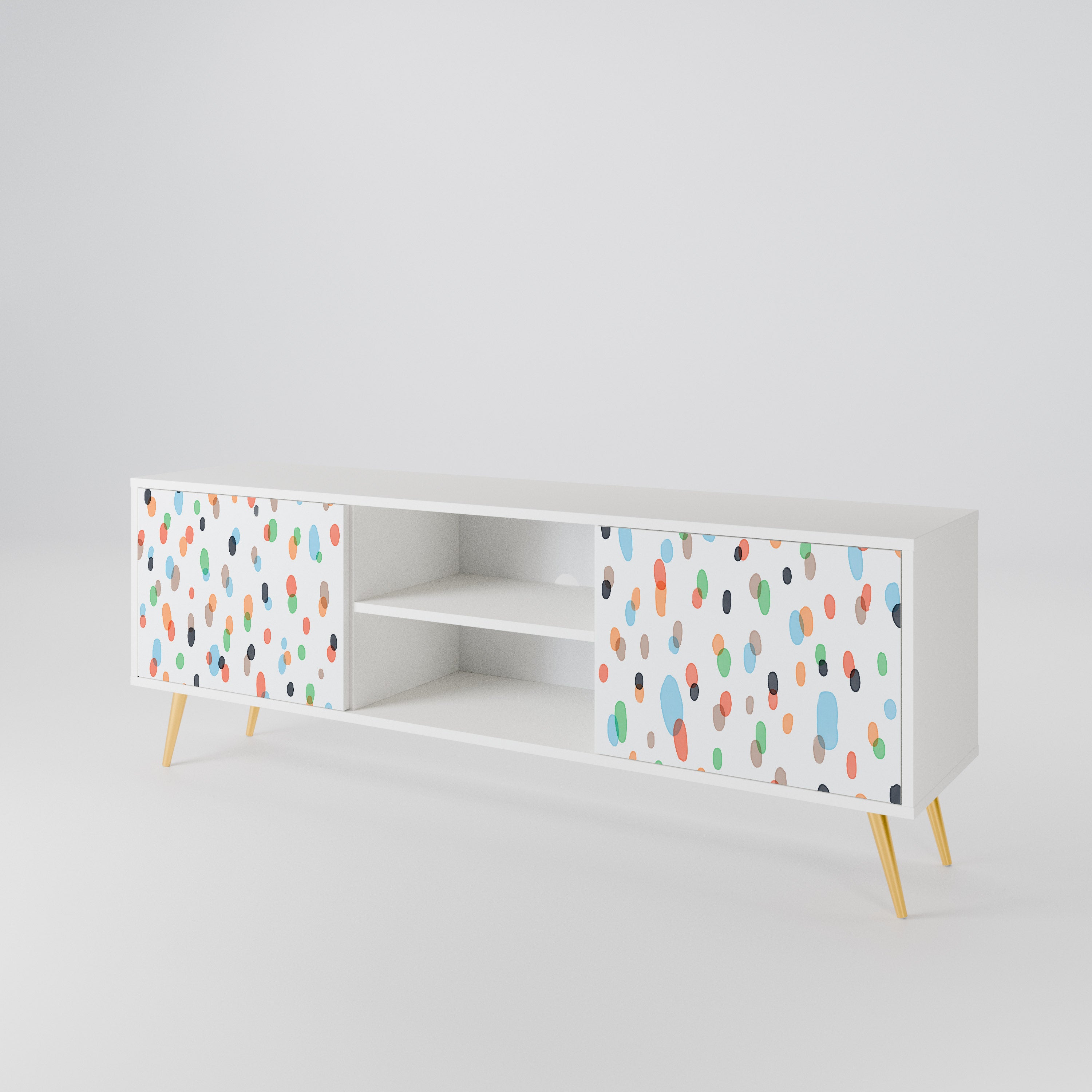 ENERGETIC SPOTS Mueble de TV de 2 Puertas