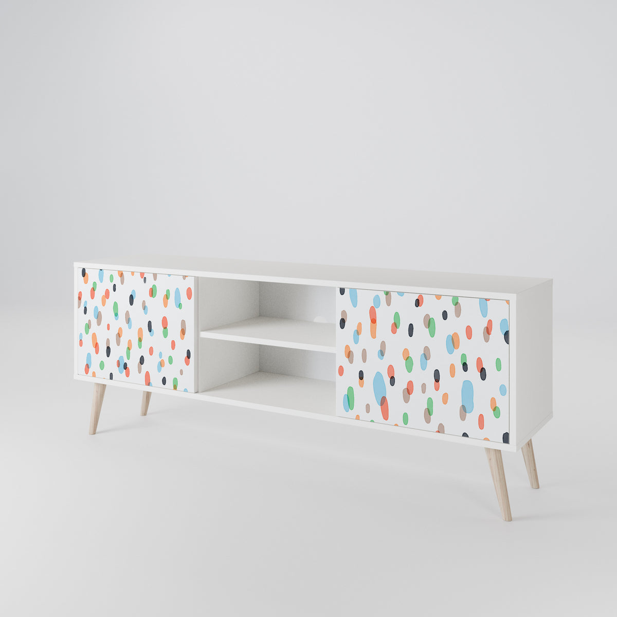 ENERGETIC SPOTS Mueble de TV de 2 Puertas