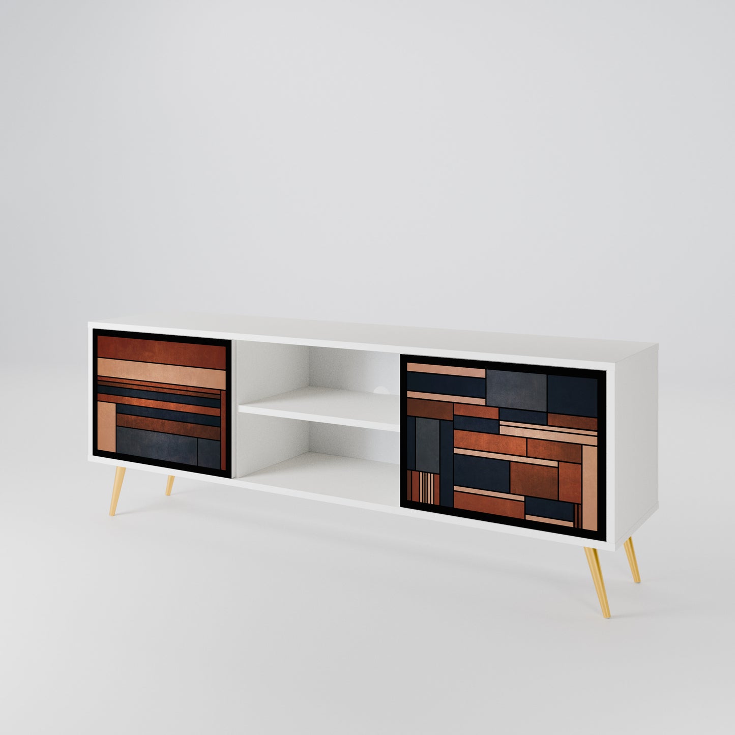 INTREPID FORMATION Mueble de TV de 2 Puertas
