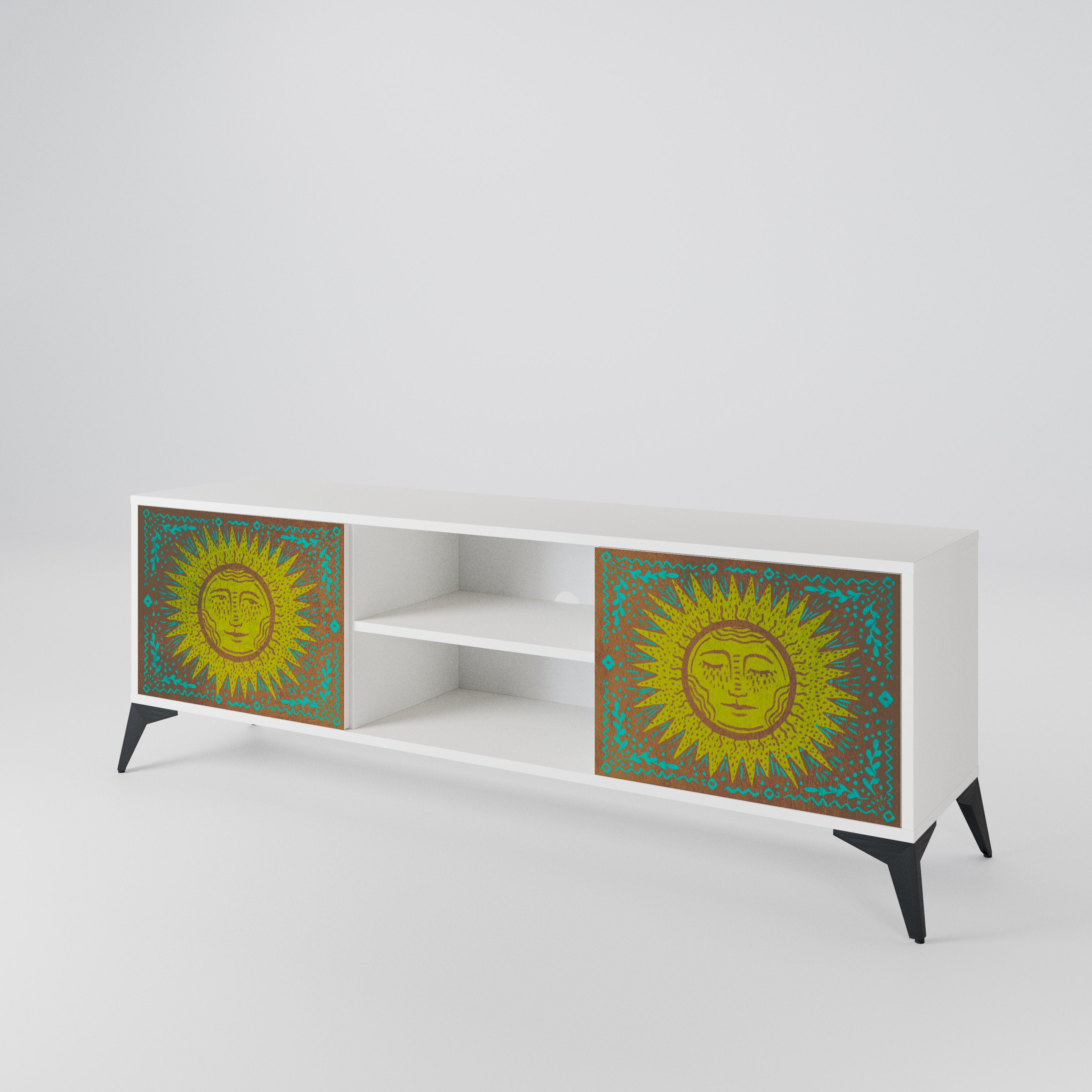 SUNSHINE EULOGY Mueble de TV de 2 Puertas