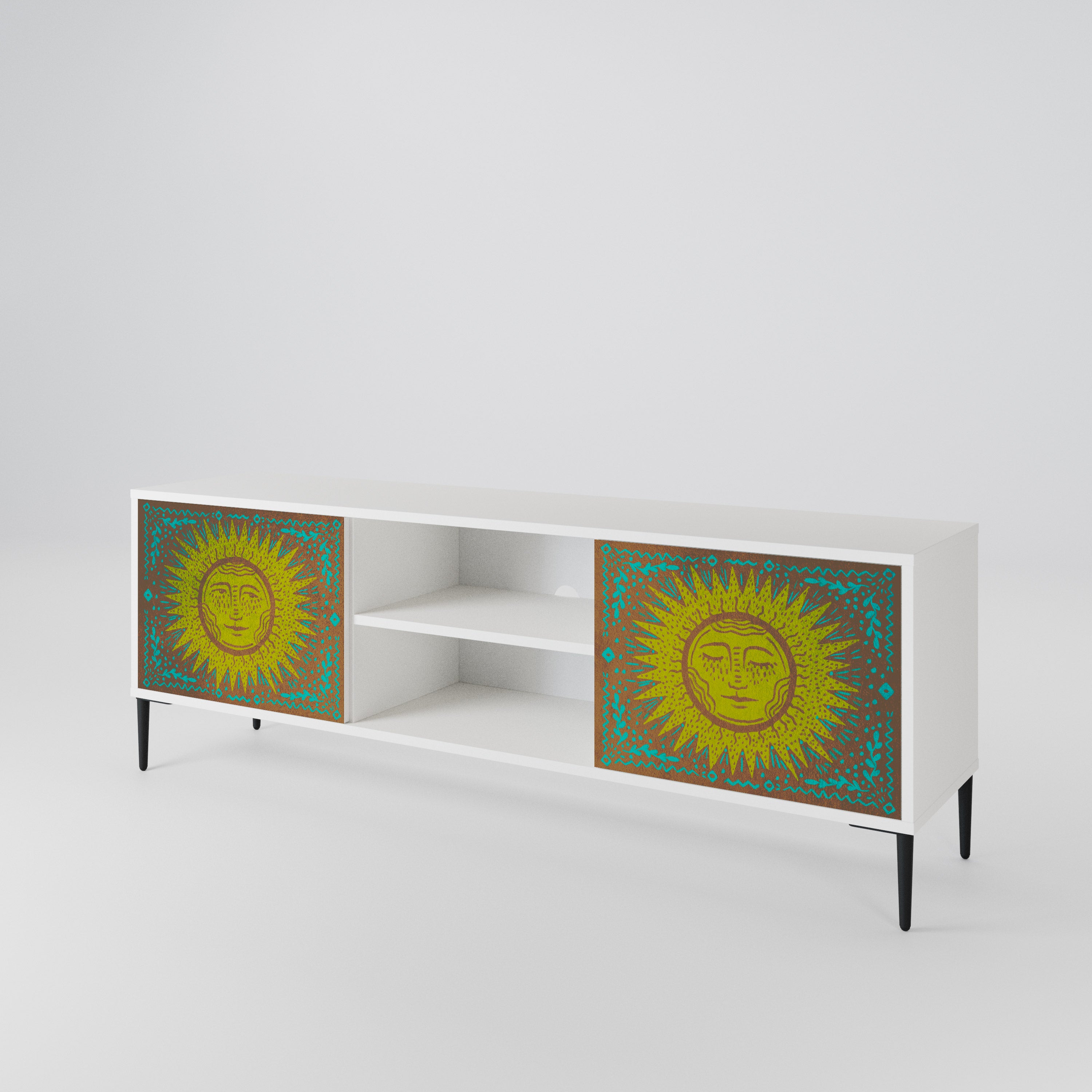 SUNSHINE EULOGY Mueble de TV de 2 Puertas