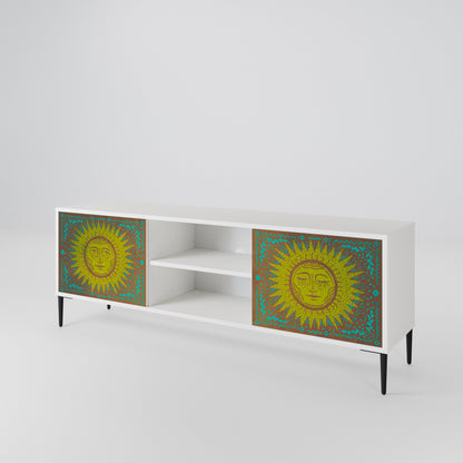 SUNSHINE EULOGY Mueble de TV de 2 Puertas