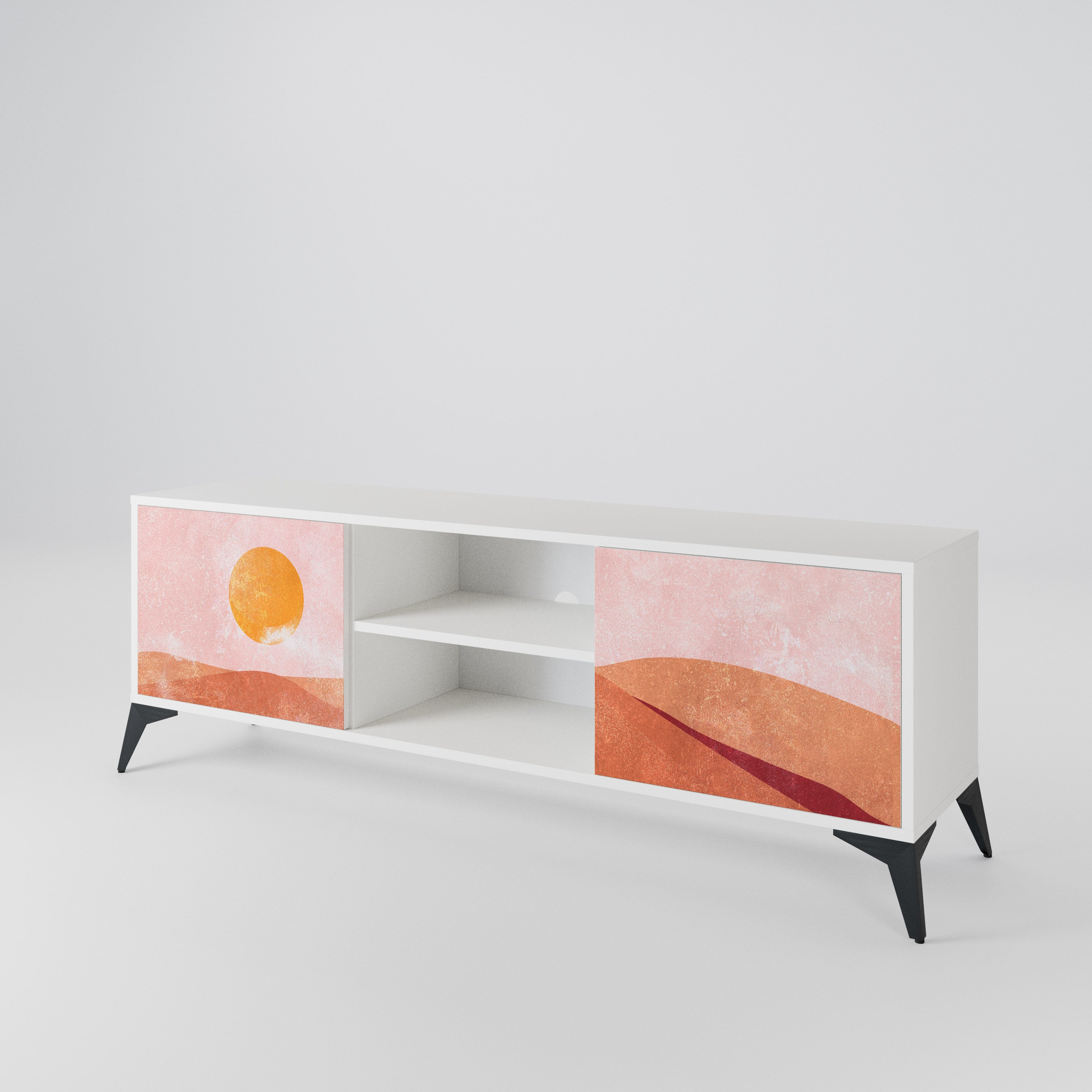 LUMINOUS SUNLIGHT Mueble de TV de 2 Puertas