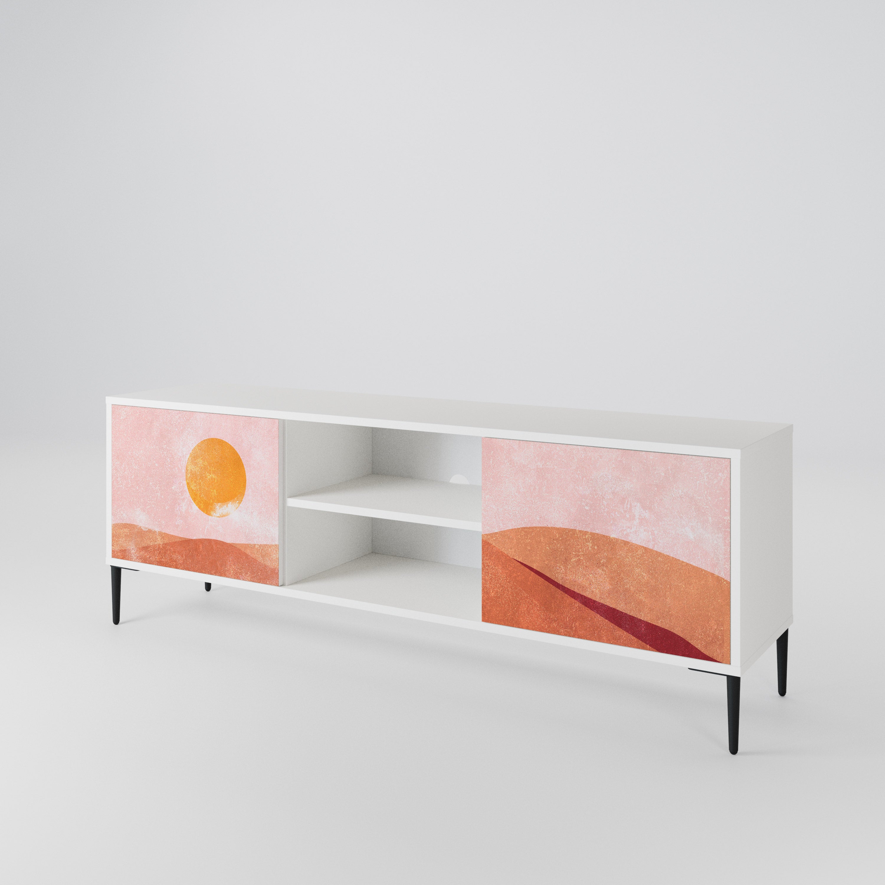LUMINOUS SUNLIGHT Mueble de TV de 2 Puertas