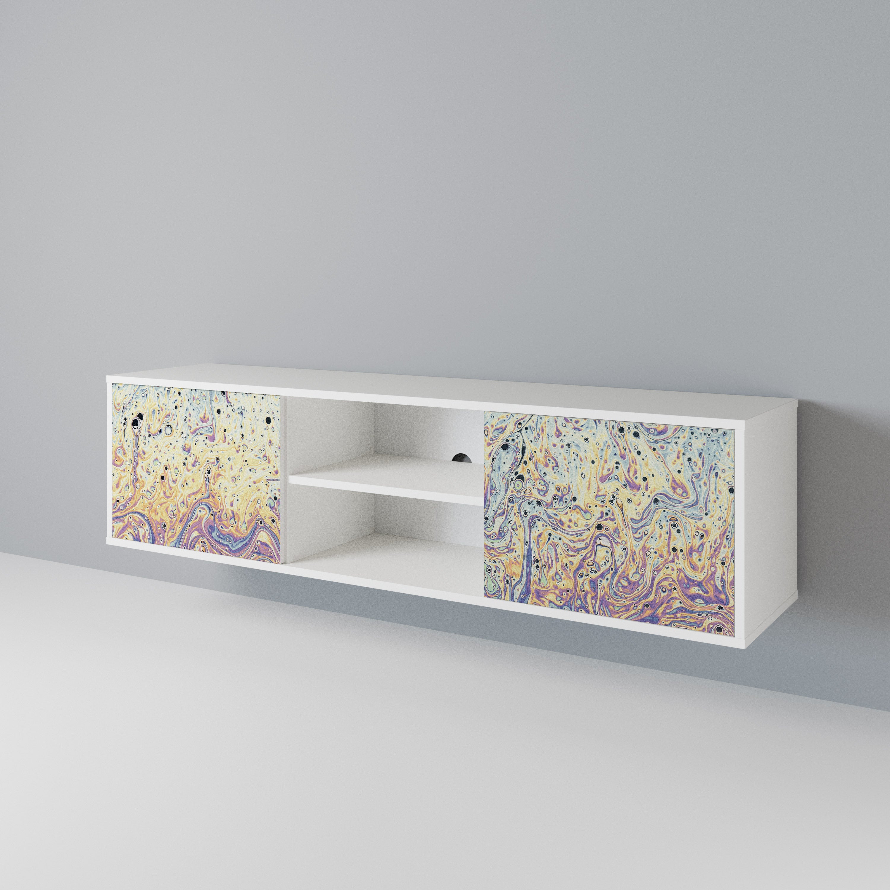 MOSAIC OF COLORS Mueble de TV de 2 Puertas