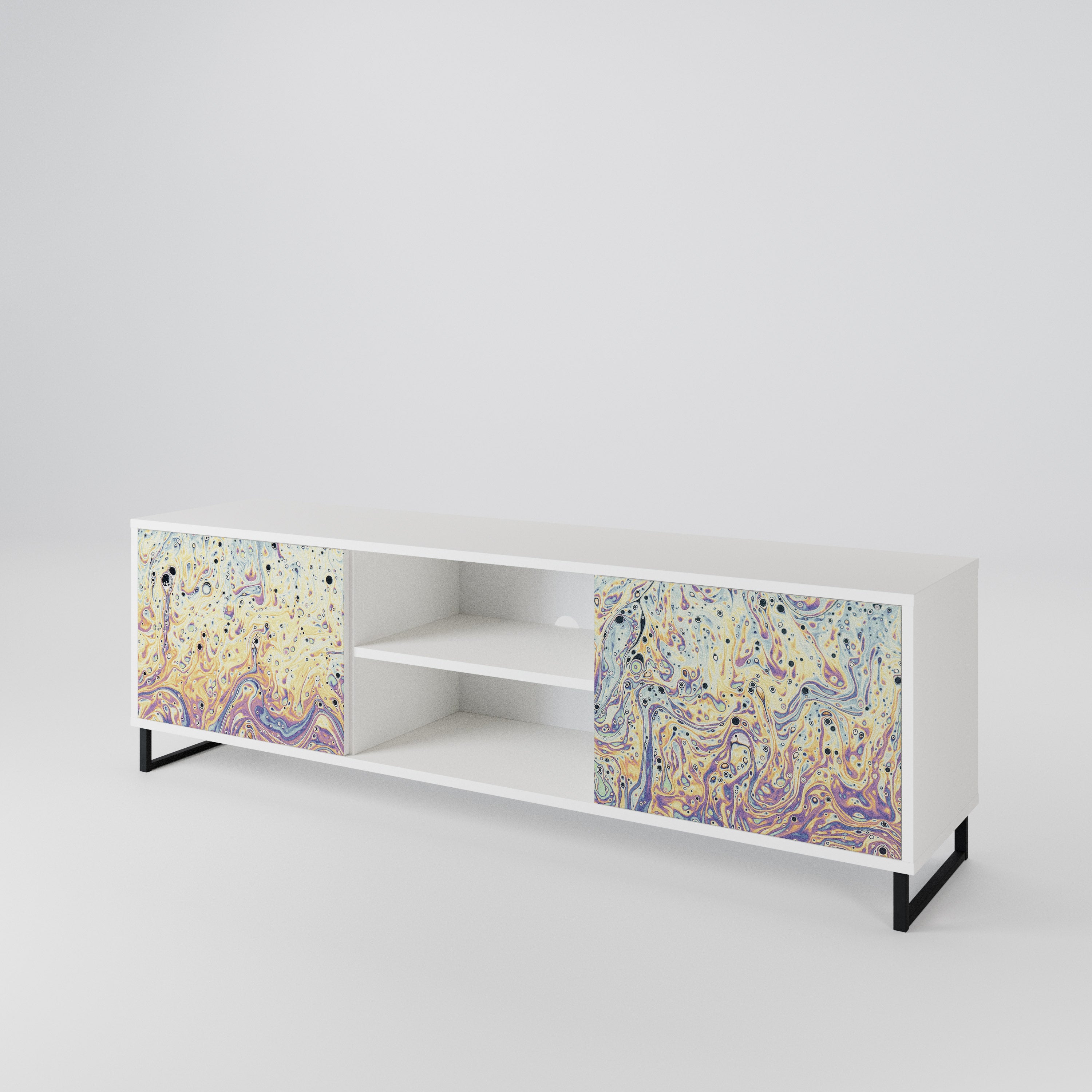MOSAIC OF COLORS Mueble de TV de 2 Puertas