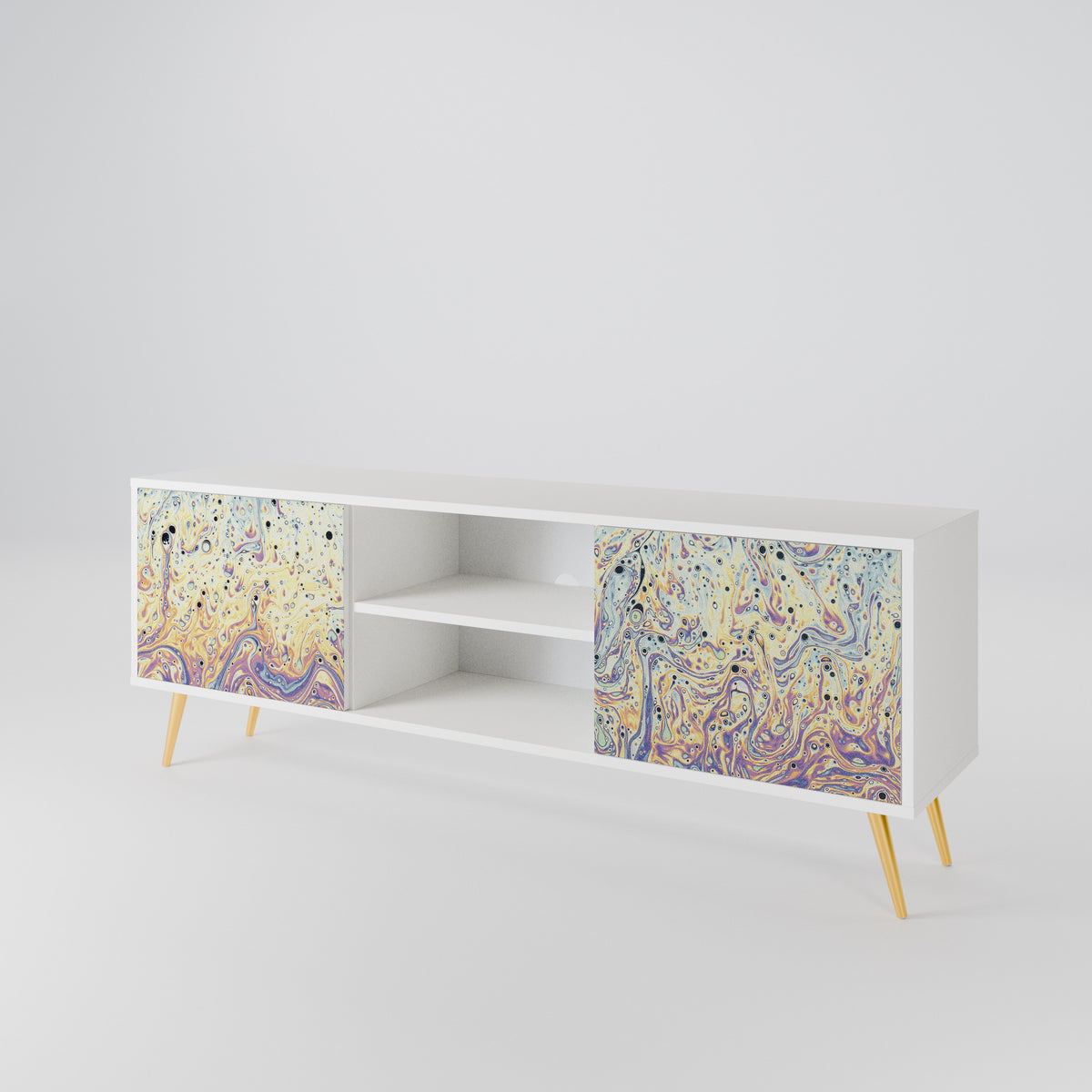 MOSAIC OF COLORS Mueble de TV de 2 Puertas