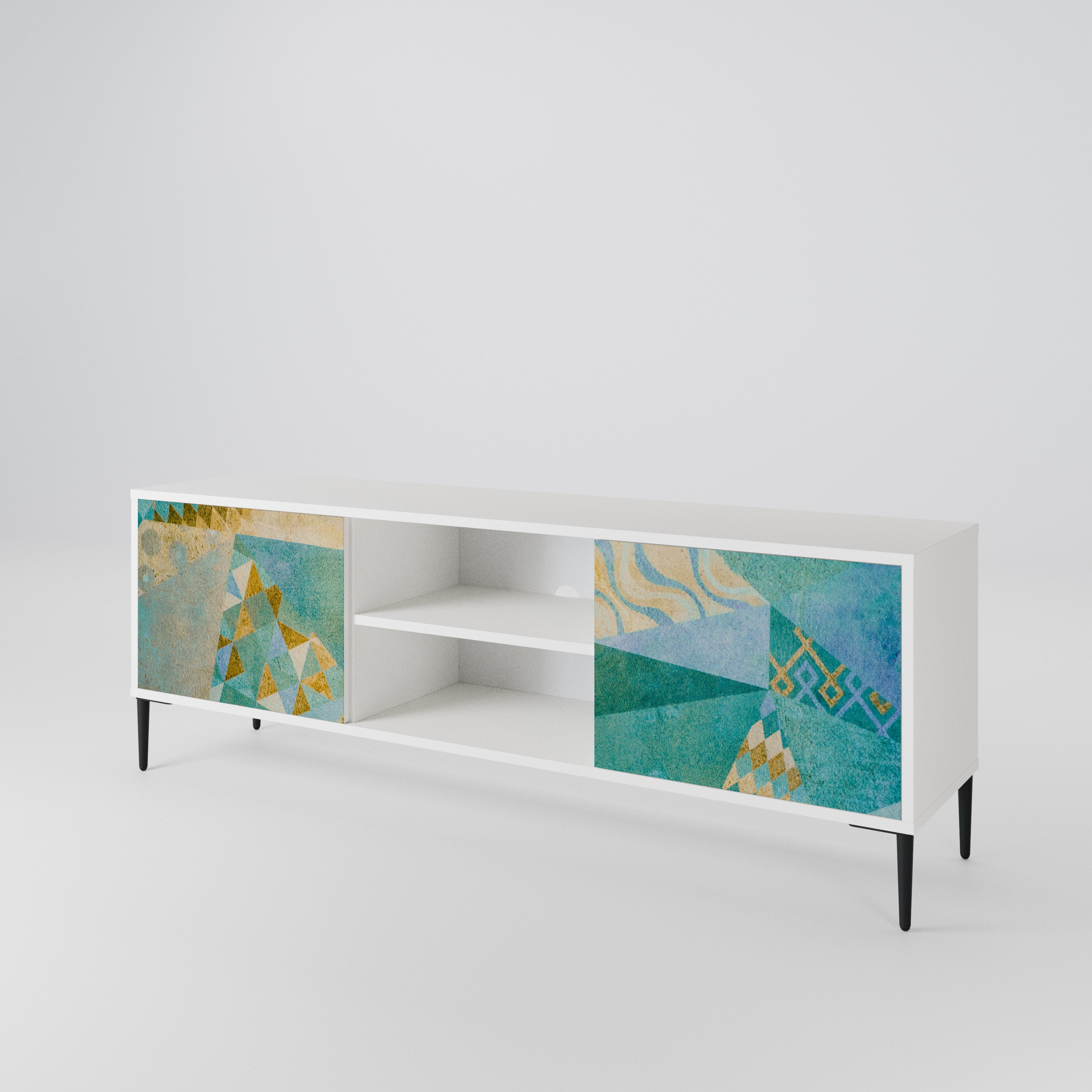 SPECTRUM SPLENDOR Mueble de TV de 2 Puertas
