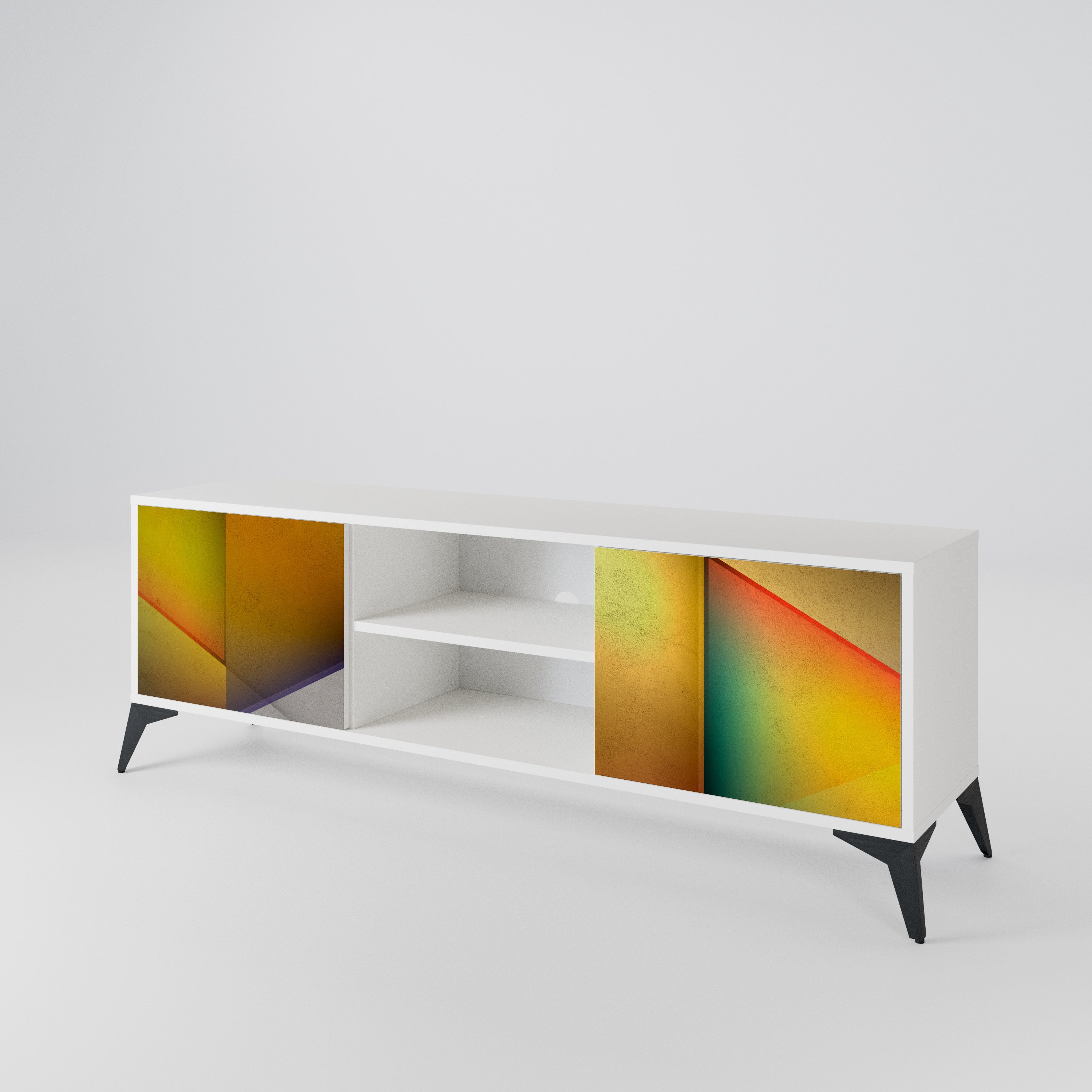 PIERCING SHARPNESS Mueble de TV de 2 Puertas