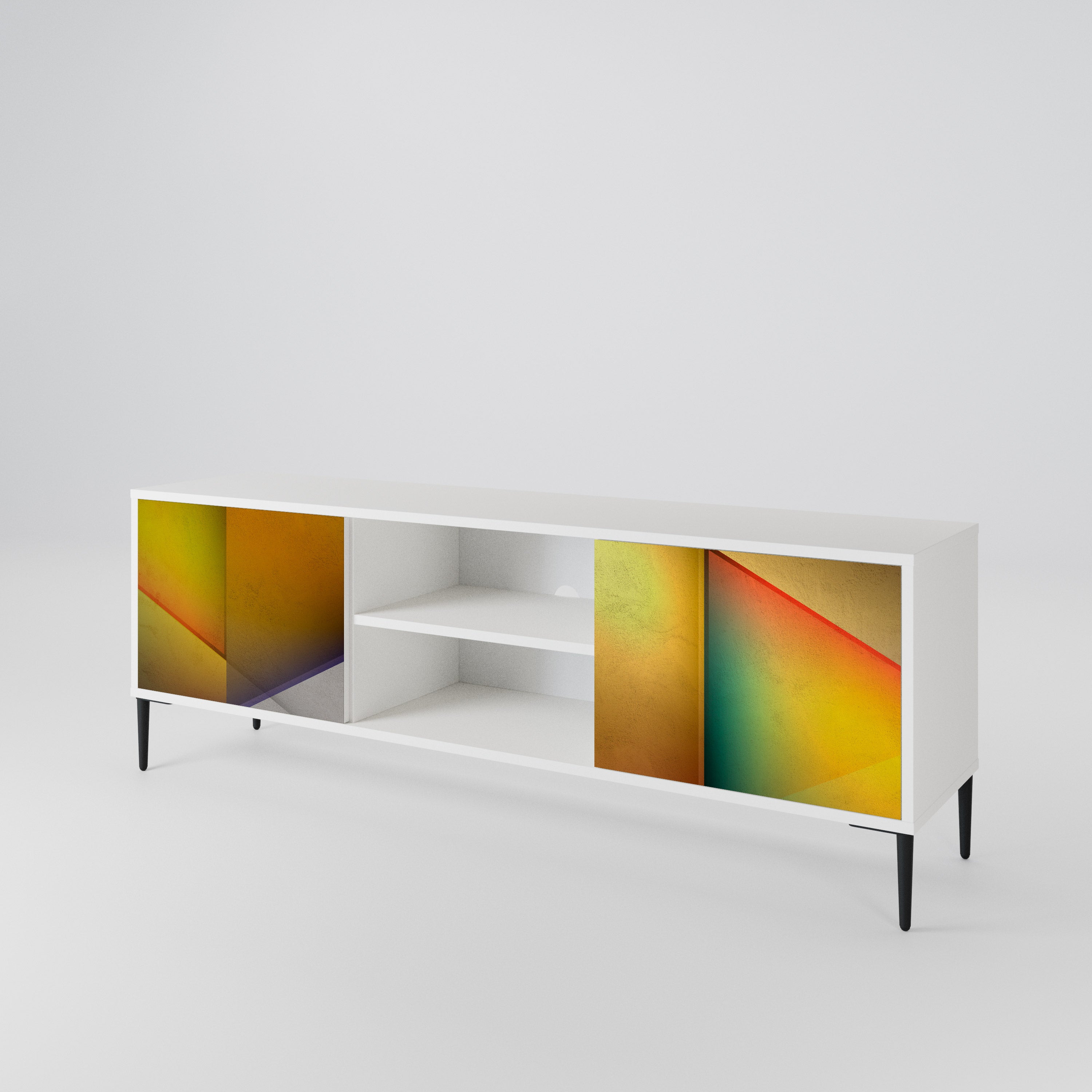 PIERCING SHARPNESS Mueble de TV de 2 Puertas