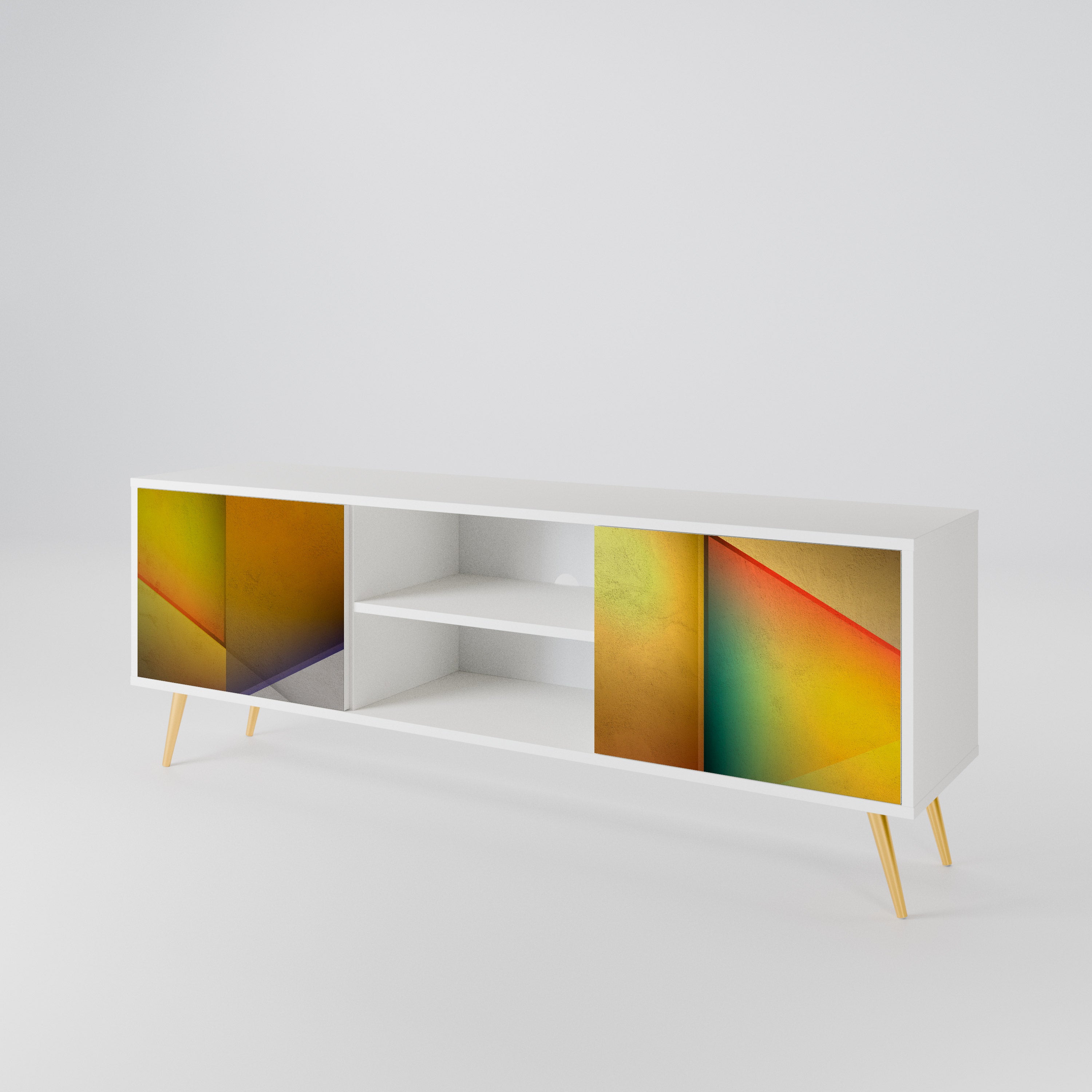 PIERCING SHARPNESS Mueble de TV de 2 Puertas