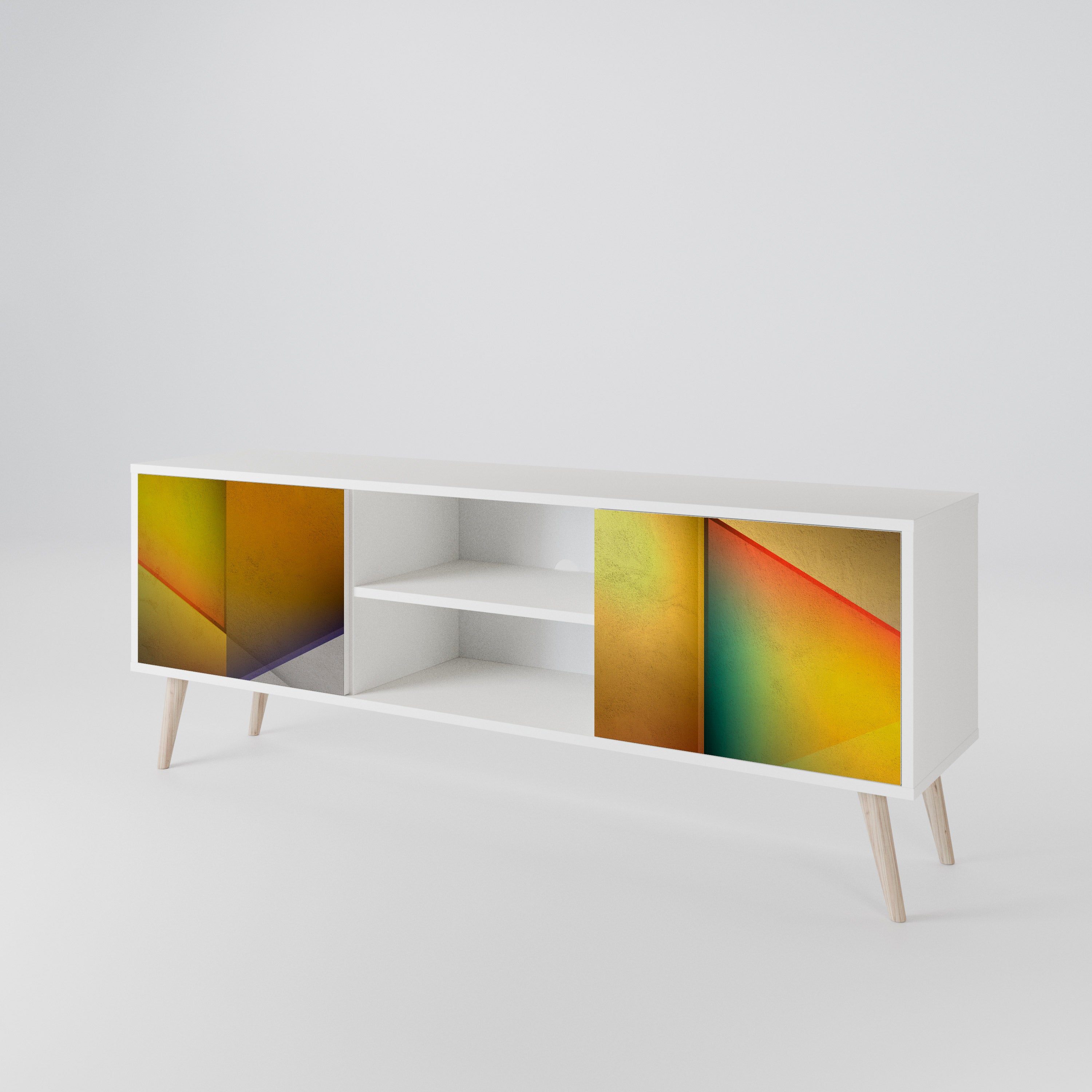 PIERCING SHARPNESS Mueble de TV de 2 Puertas