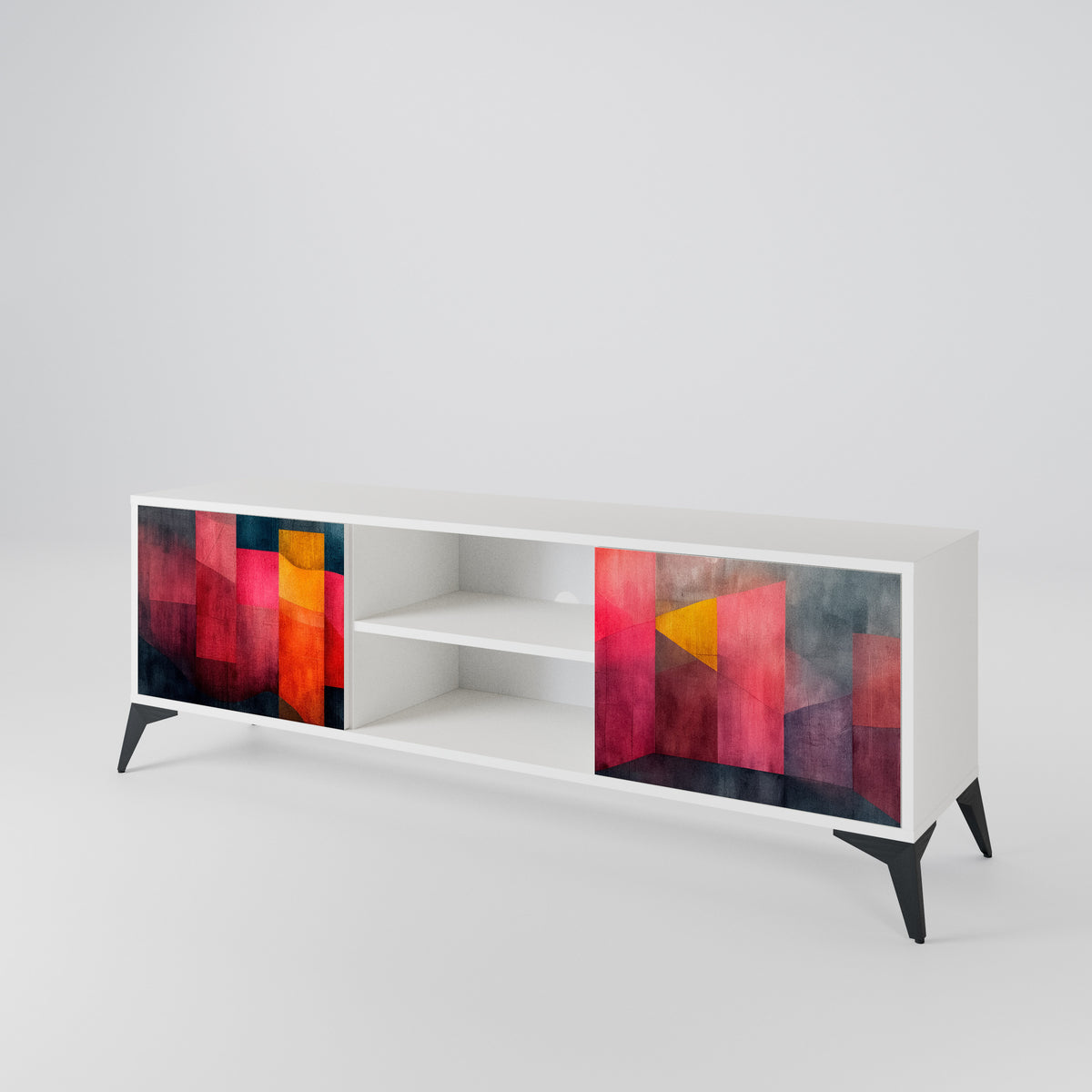 COLORFUL SOUNDS Mueble de TV de 2 Puertas