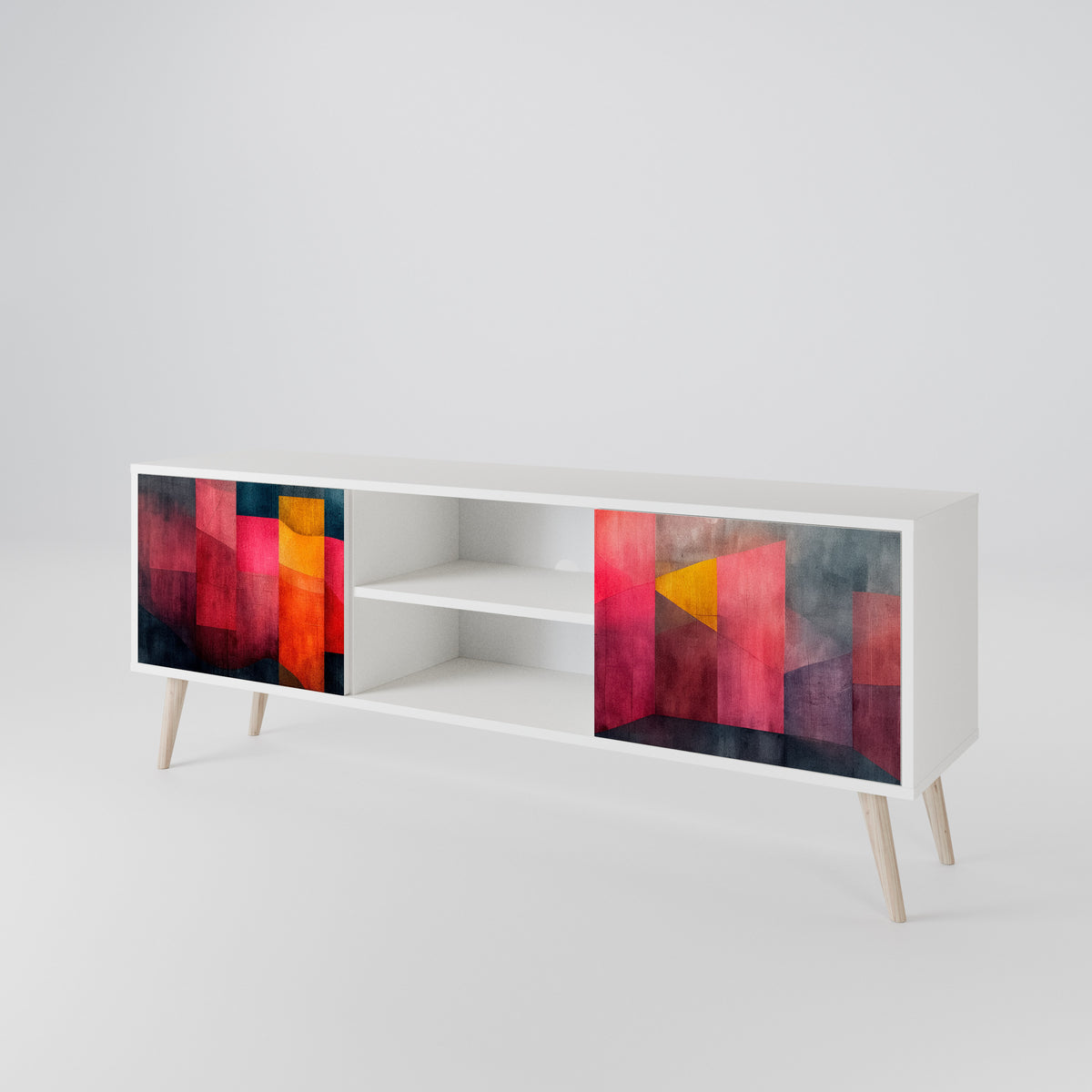 COLORFUL SOUNDS Mueble de TV de 2 Puertas
