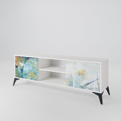 ABSTRACT THOUGHTS Mueble de TV de 2 Puertas