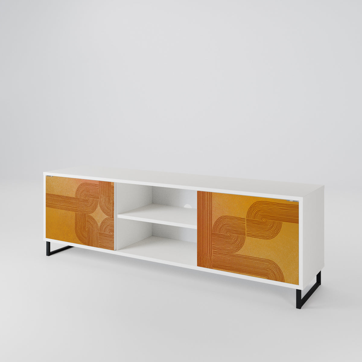 STRENGTHENING RELATION Mueble de TV de 2 Puertas