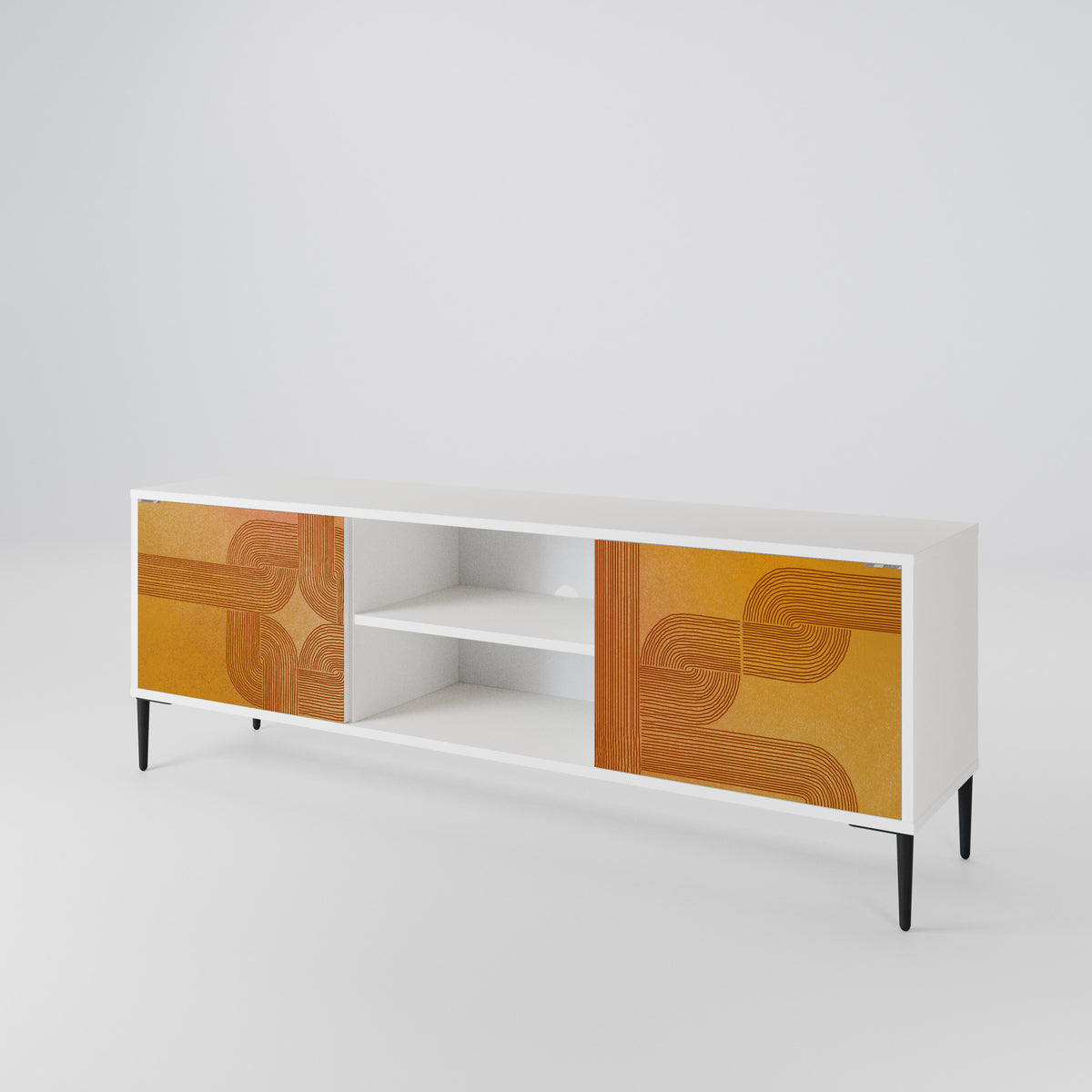 STRENGTHENING RELATION Mueble de TV de 2 Puertas