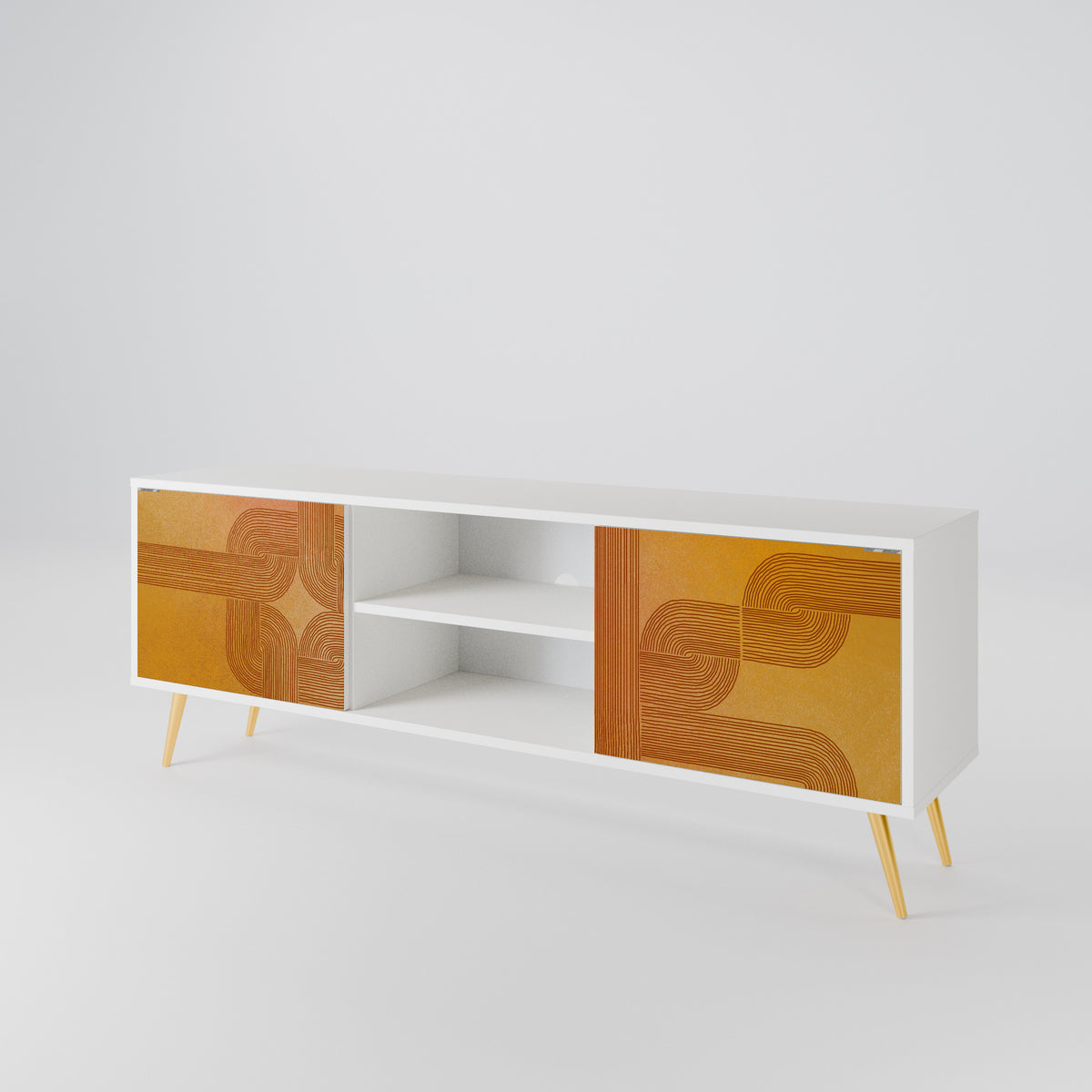 STRENGTHENING RELATION Mueble de TV de 2 Puertas