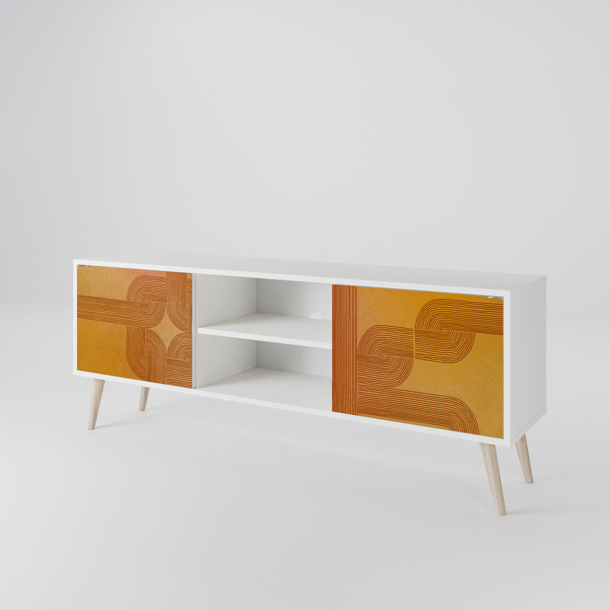 STRENGTHENING RELATION Mueble de TV de 2 Puertas