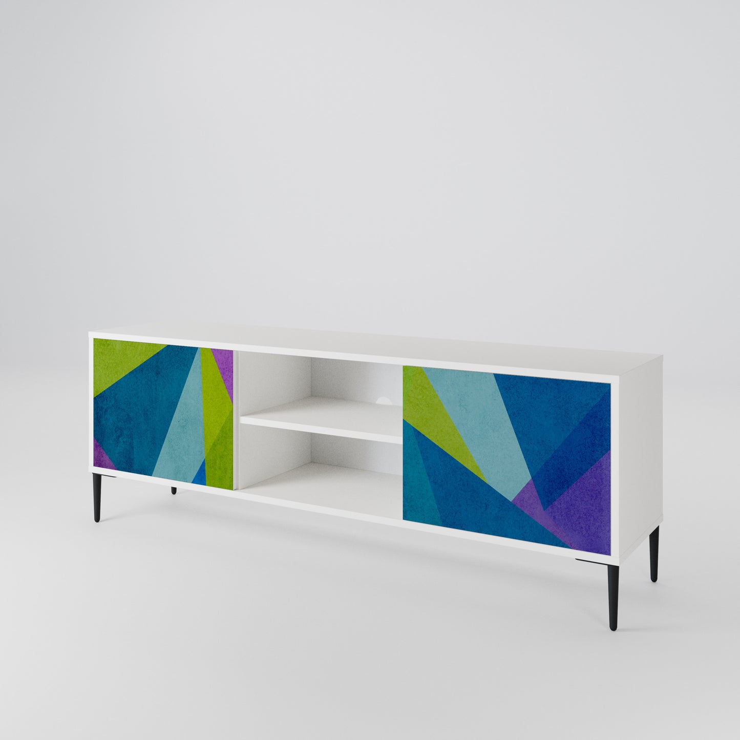 COLD SHOWCASE Mueble de TV de 2 Puertas