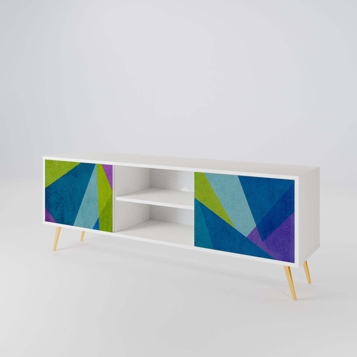 COLD SHOWCASE Mueble de TV de 2 Puertas
