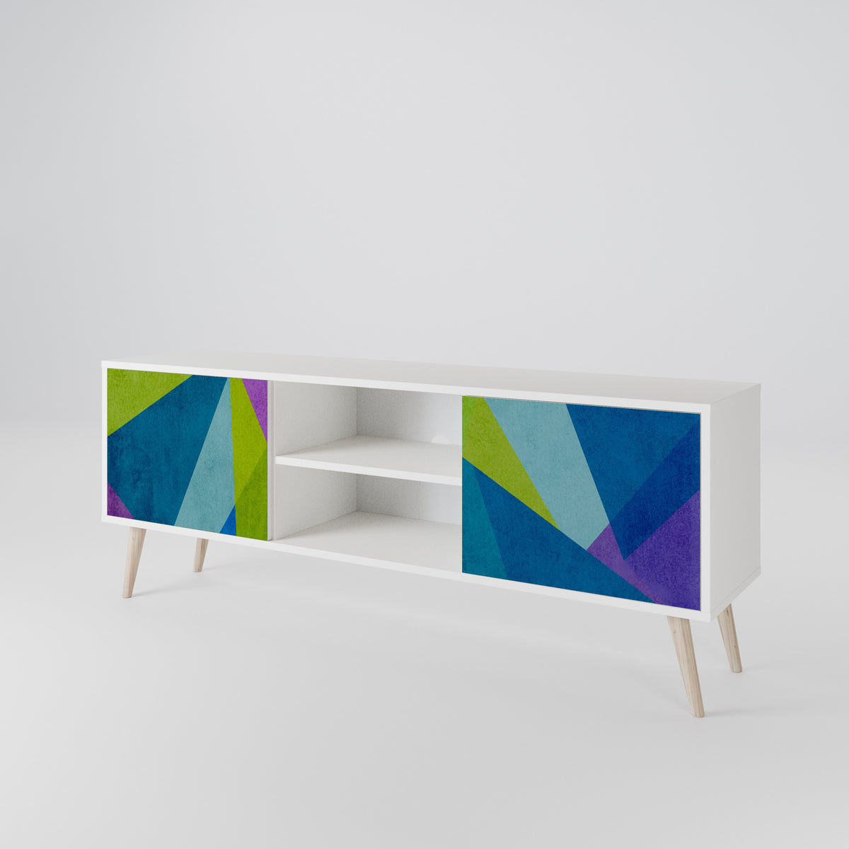 COLD SHOWCASE Mueble de TV de 2 Puertas