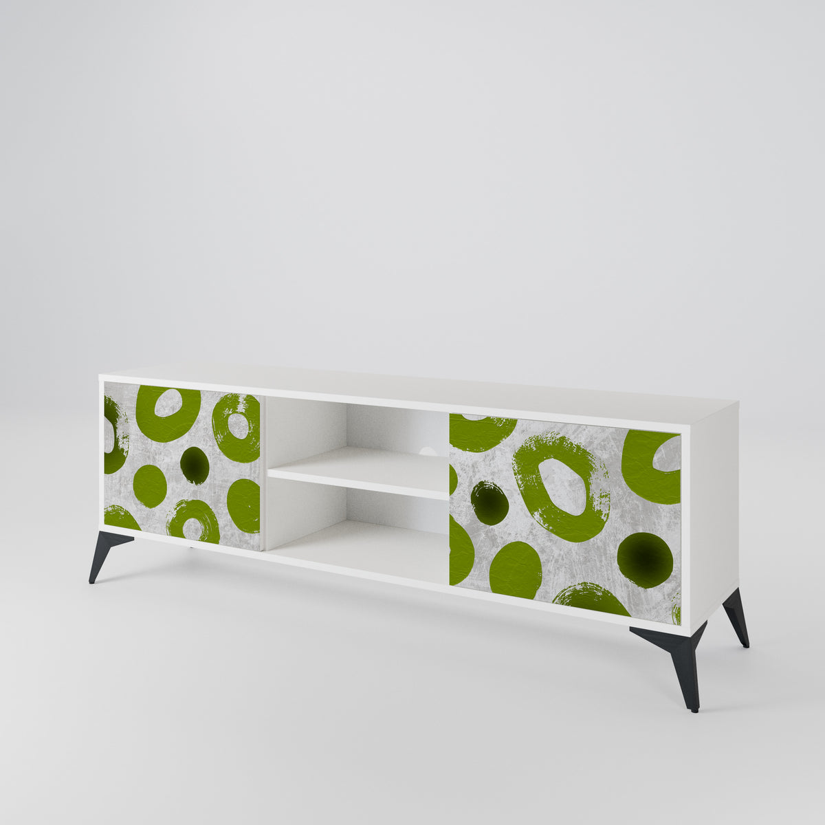 GREEN RHAPSODY Mueble de TV de 2 Puertas