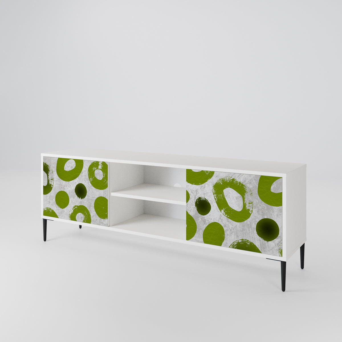 GREEN RHAPSODY Mueble de TV de 2 Puertas