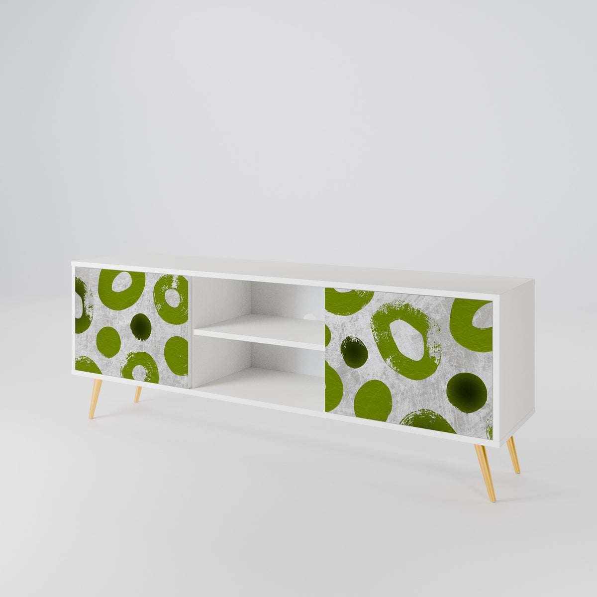 GREEN RHAPSODY Mueble de TV de 2 Puertas