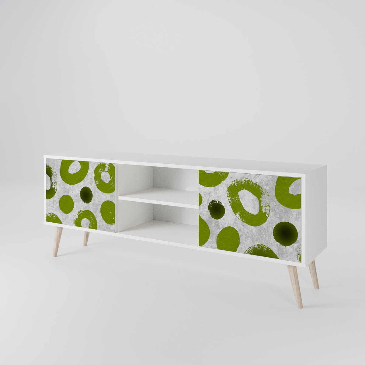 GREEN RHAPSODY Mueble de TV de 2 Puertas